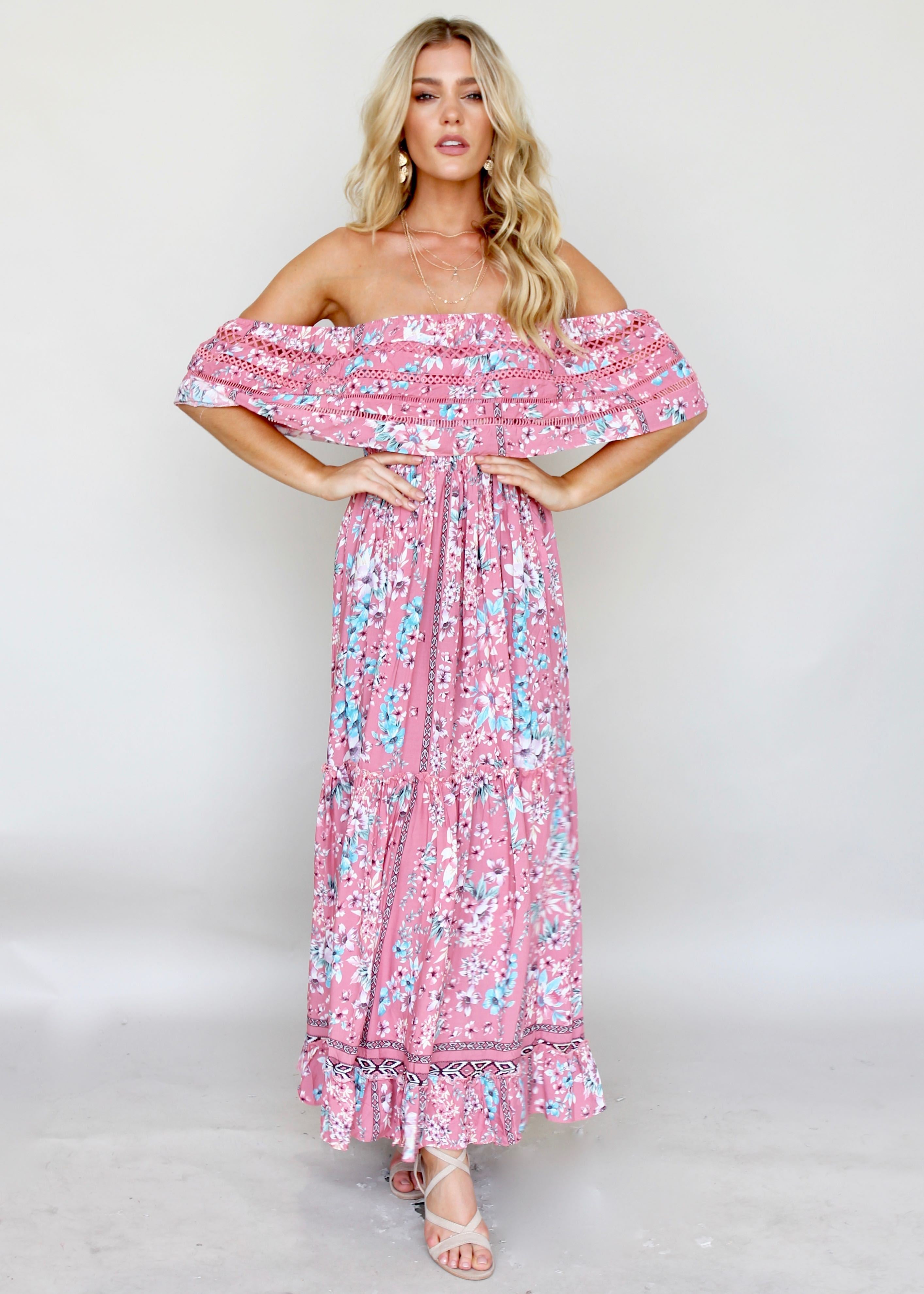 Karlie Off Shoulder Maxi - Solange