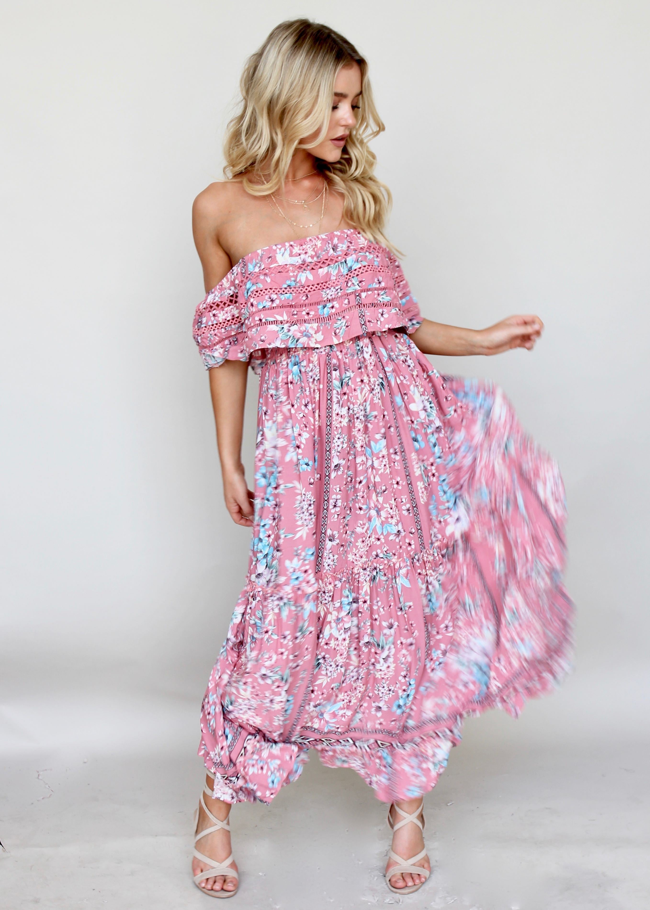 Karlie Off Shoulder Maxi - Solange