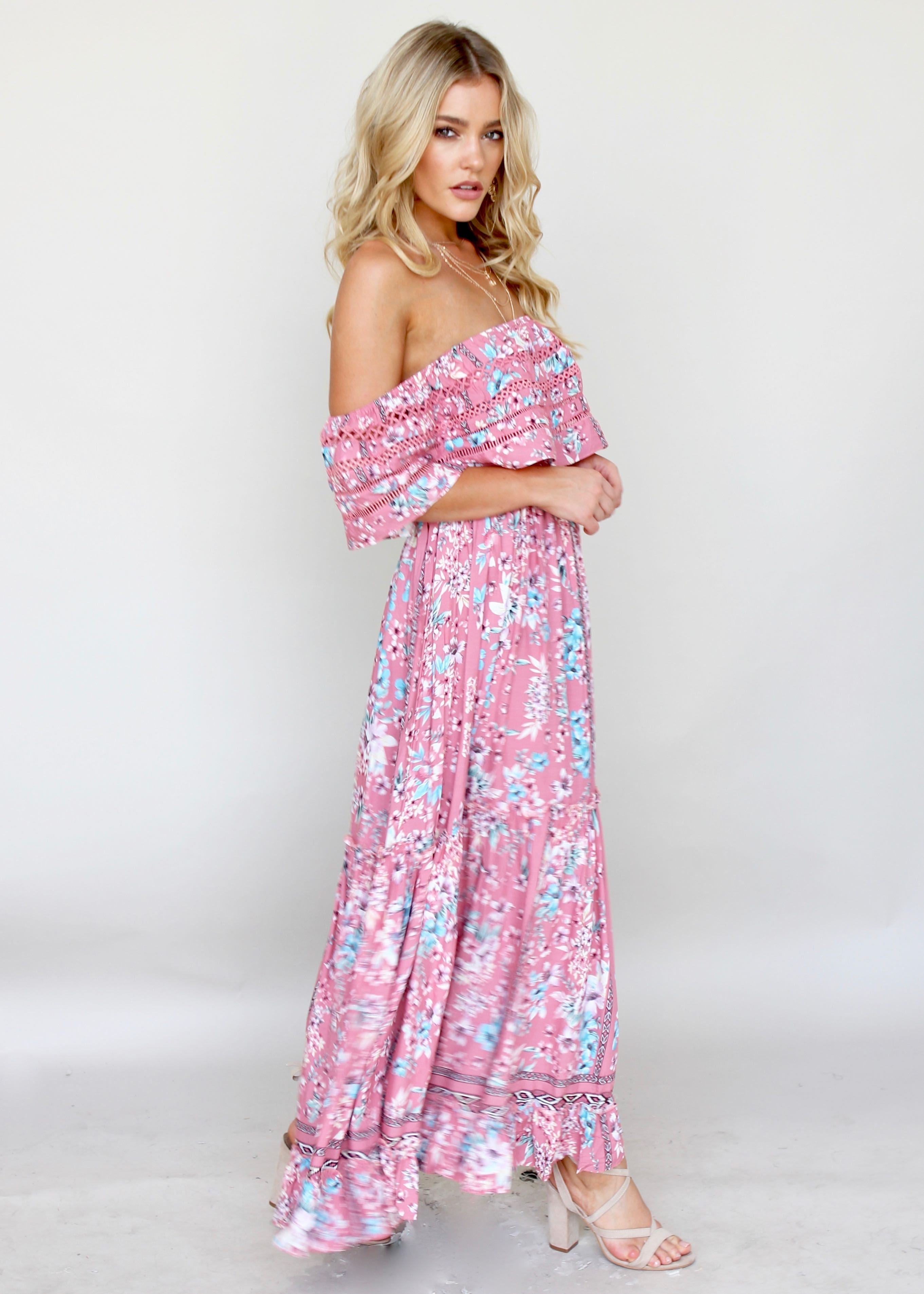 Karlie Off Shoulder Maxi - Solange