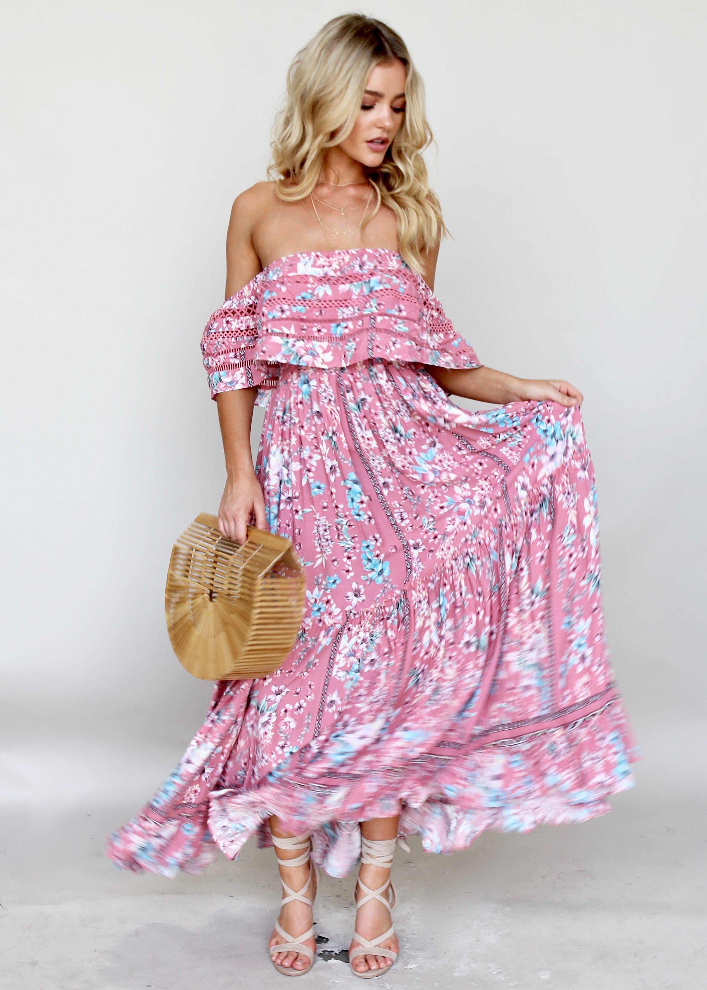 Karlie Off Shoulder Maxi - Solange