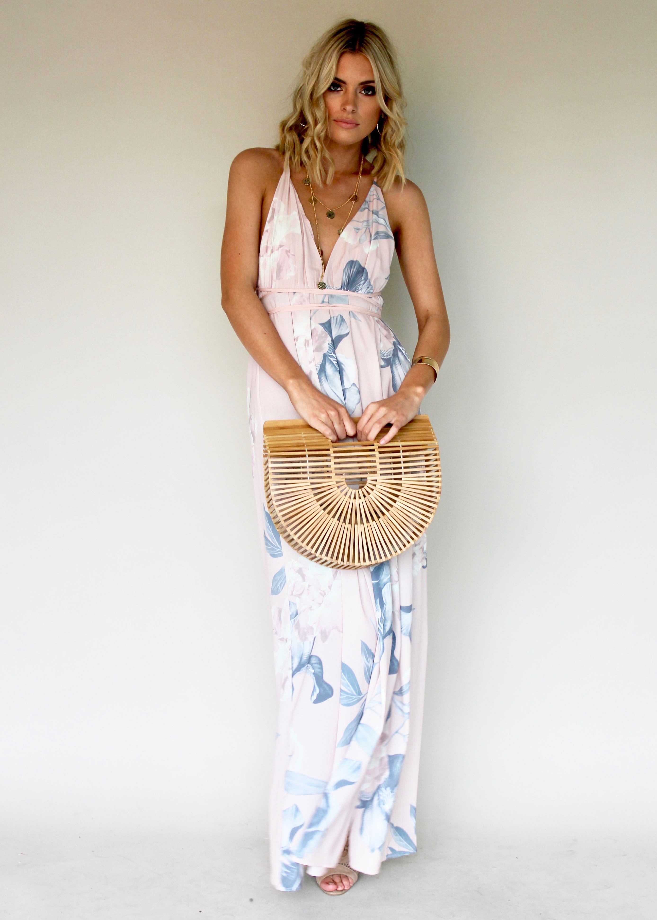 Karmen Halter Maxi Dress - Blossom