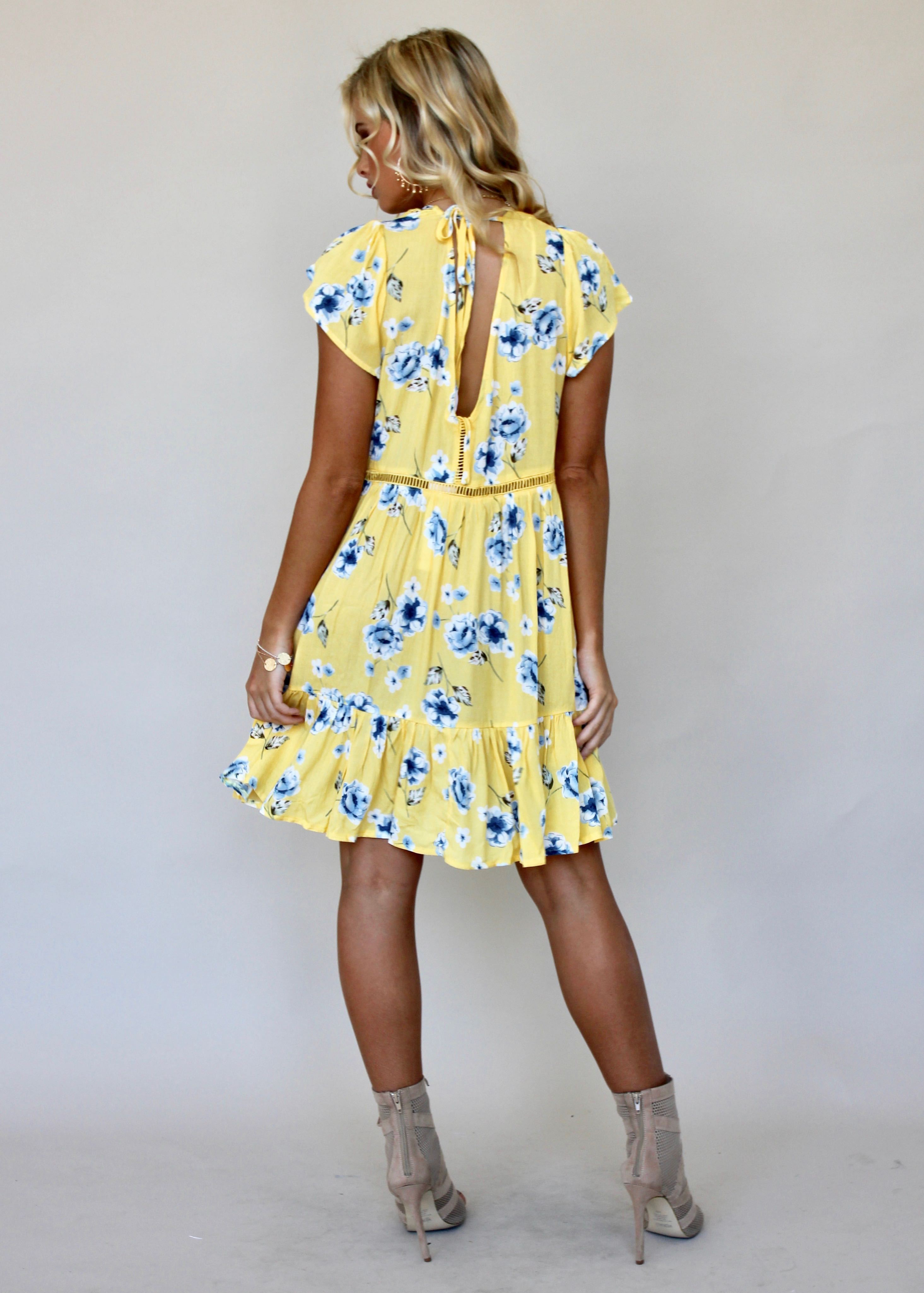 Somewhere In The Sky Dress - Sunglow