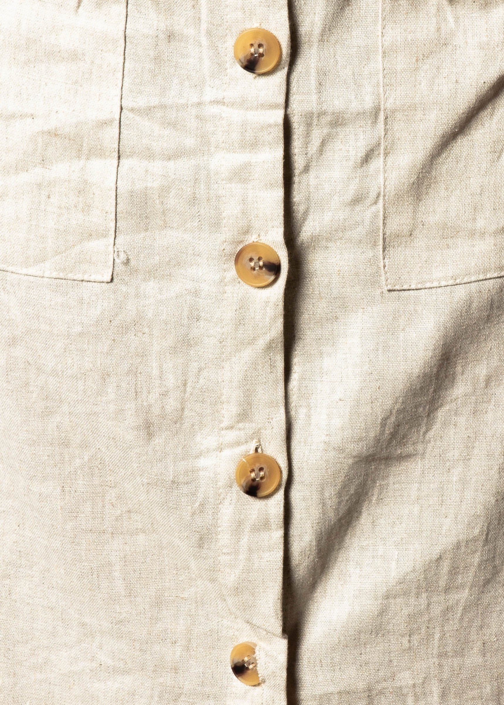 New Spirits Linen Skirt - Natural