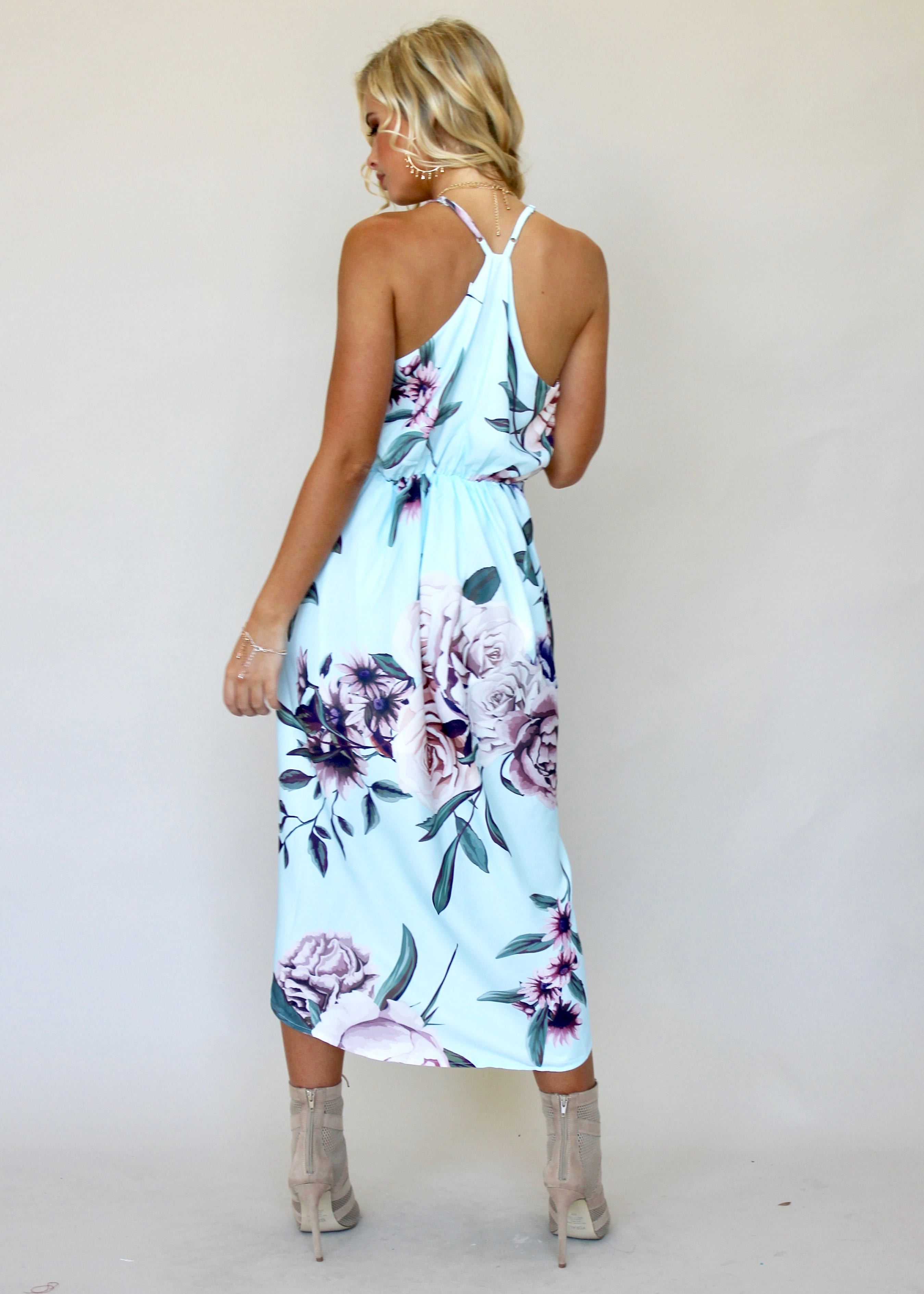 All About You Midi Dress - Tahiti