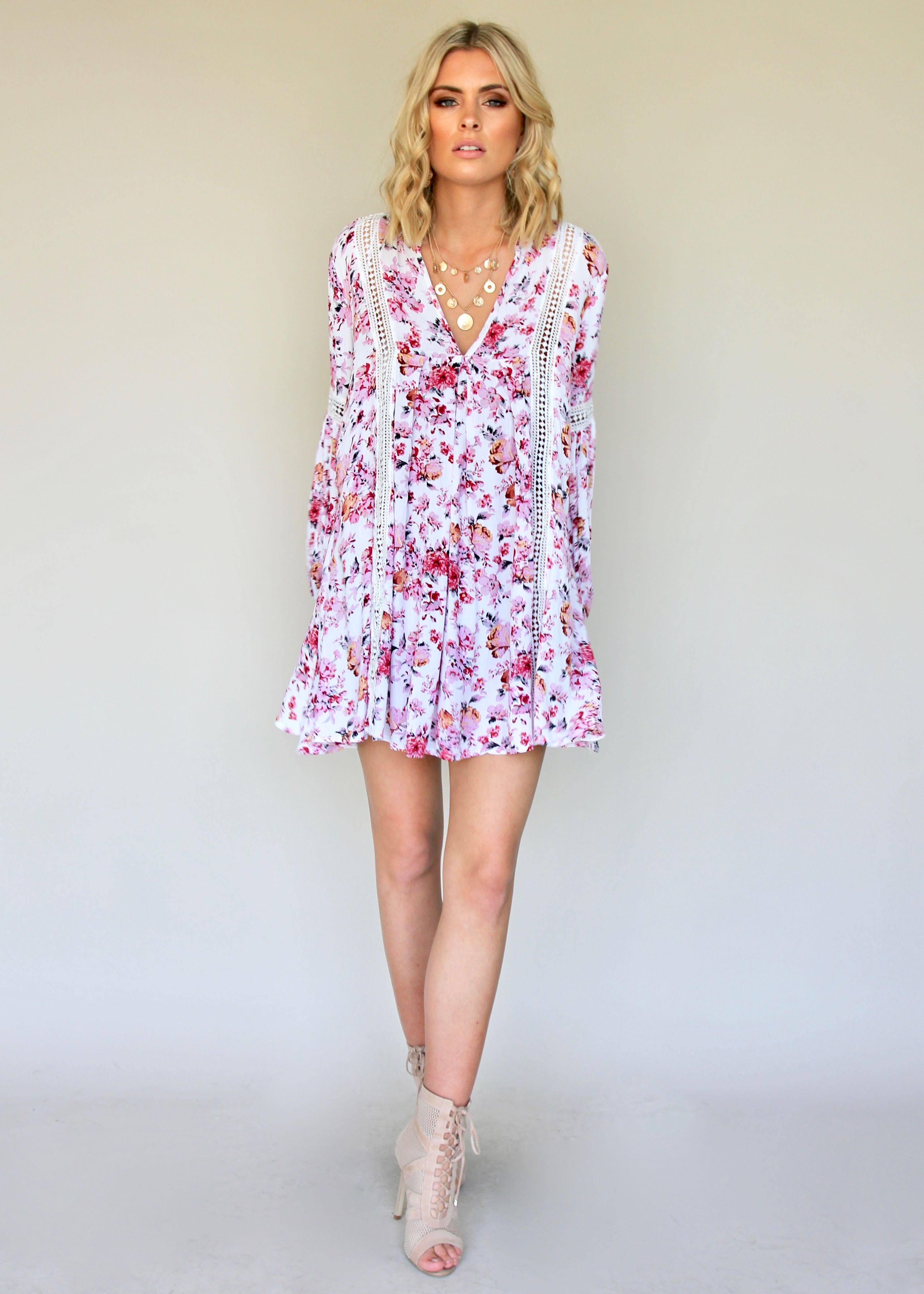 Movie Romance Swing Dress - Secret Garden