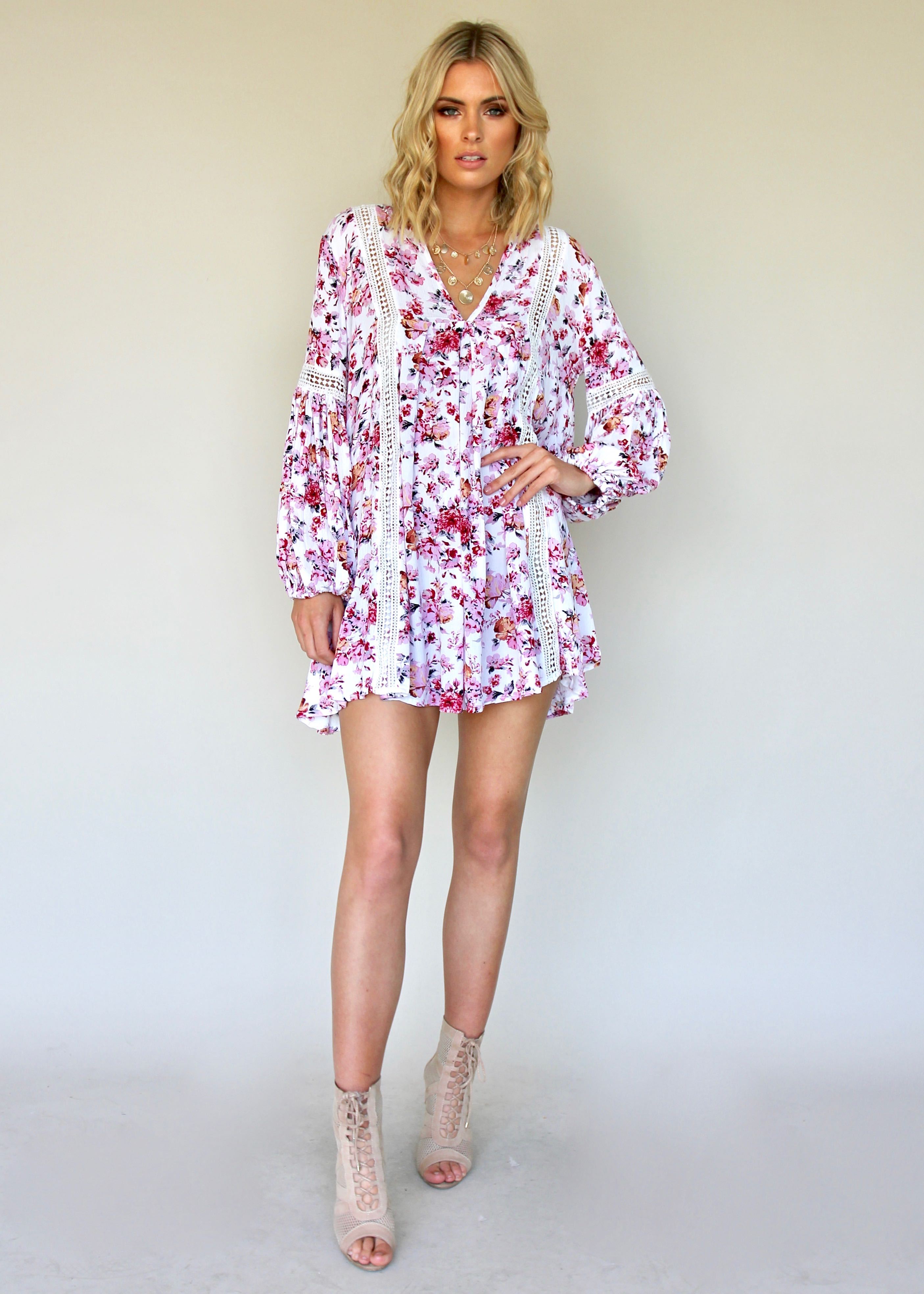 Movie Romance Swing Dress - Secret Garden