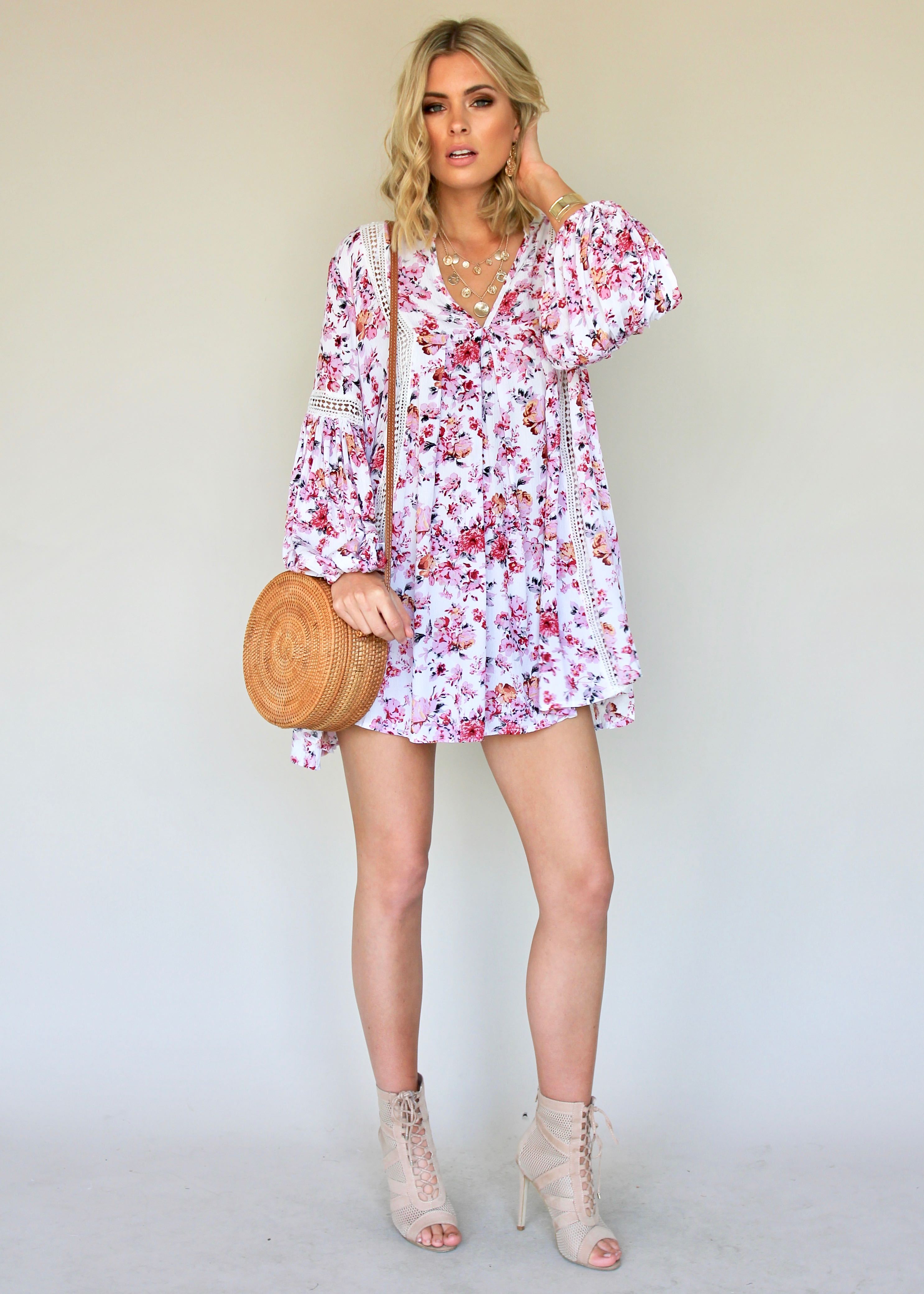 Movie Romance Swing Dress - Secret Garden