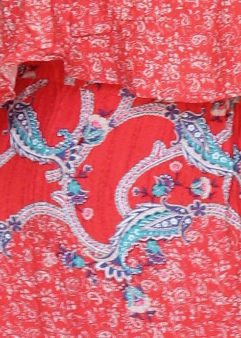 Power Of Colour Dress - Red Paisley