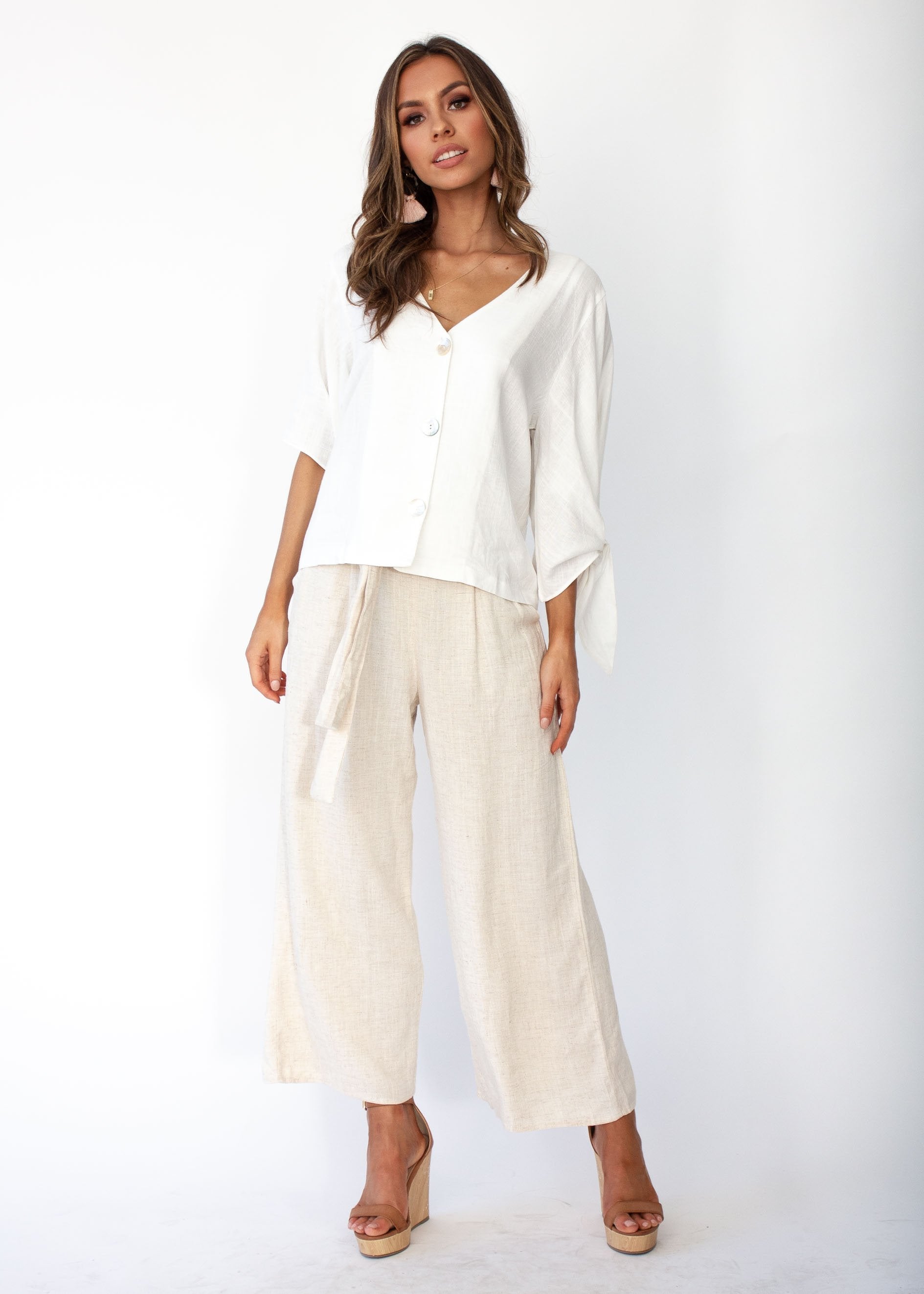 Next To Me Blouse - White