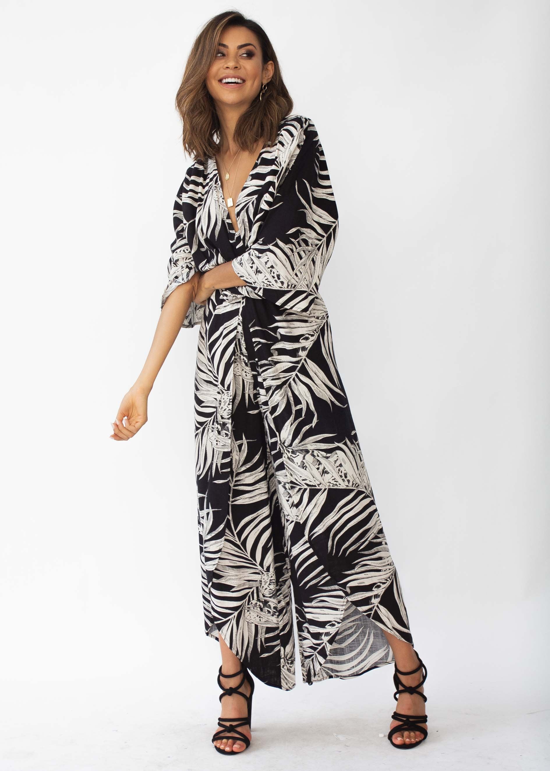 Say It Ain't So Pantsuit - Black Leaf