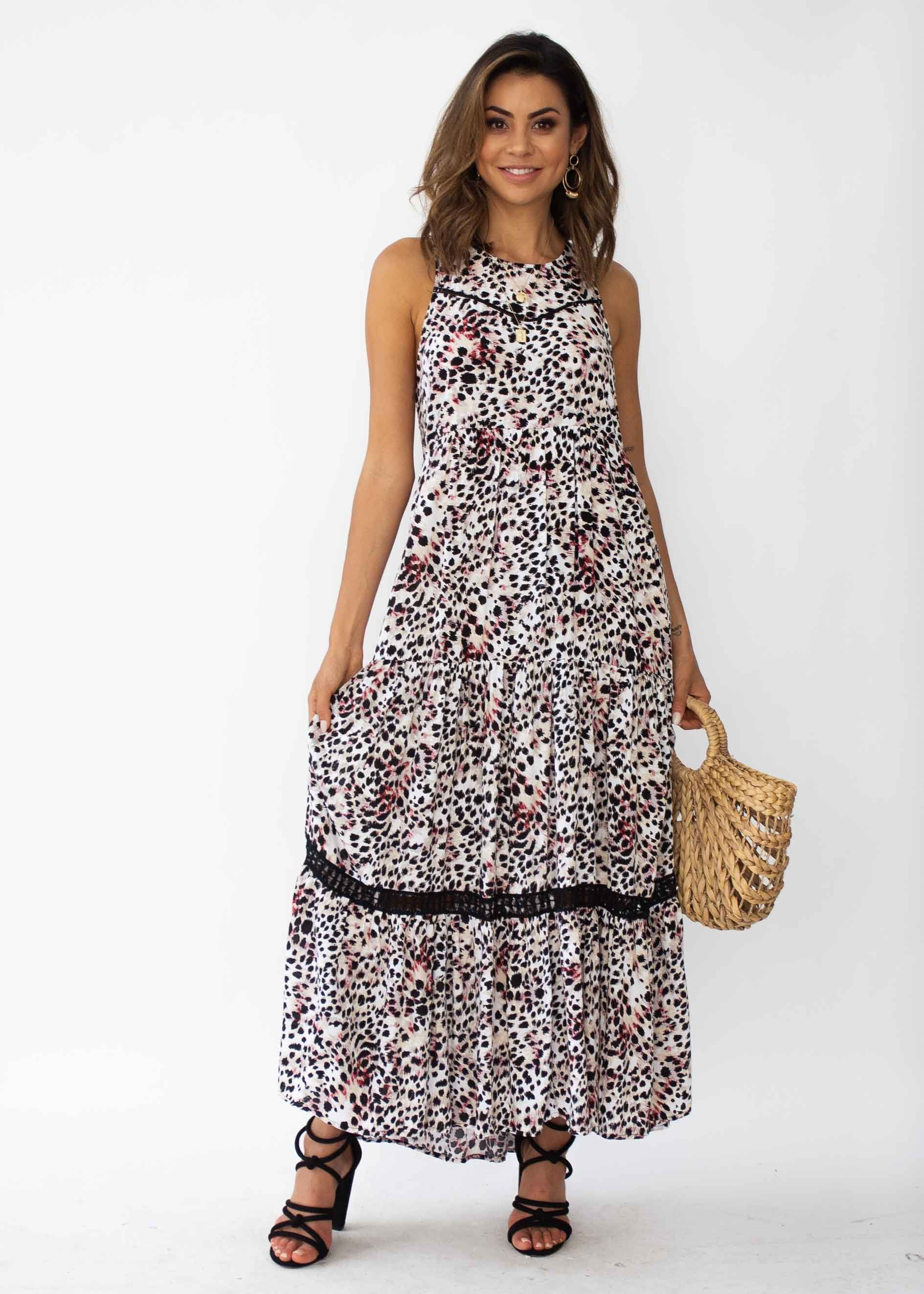 Sunset Dreams Maxi Dress - Feline
