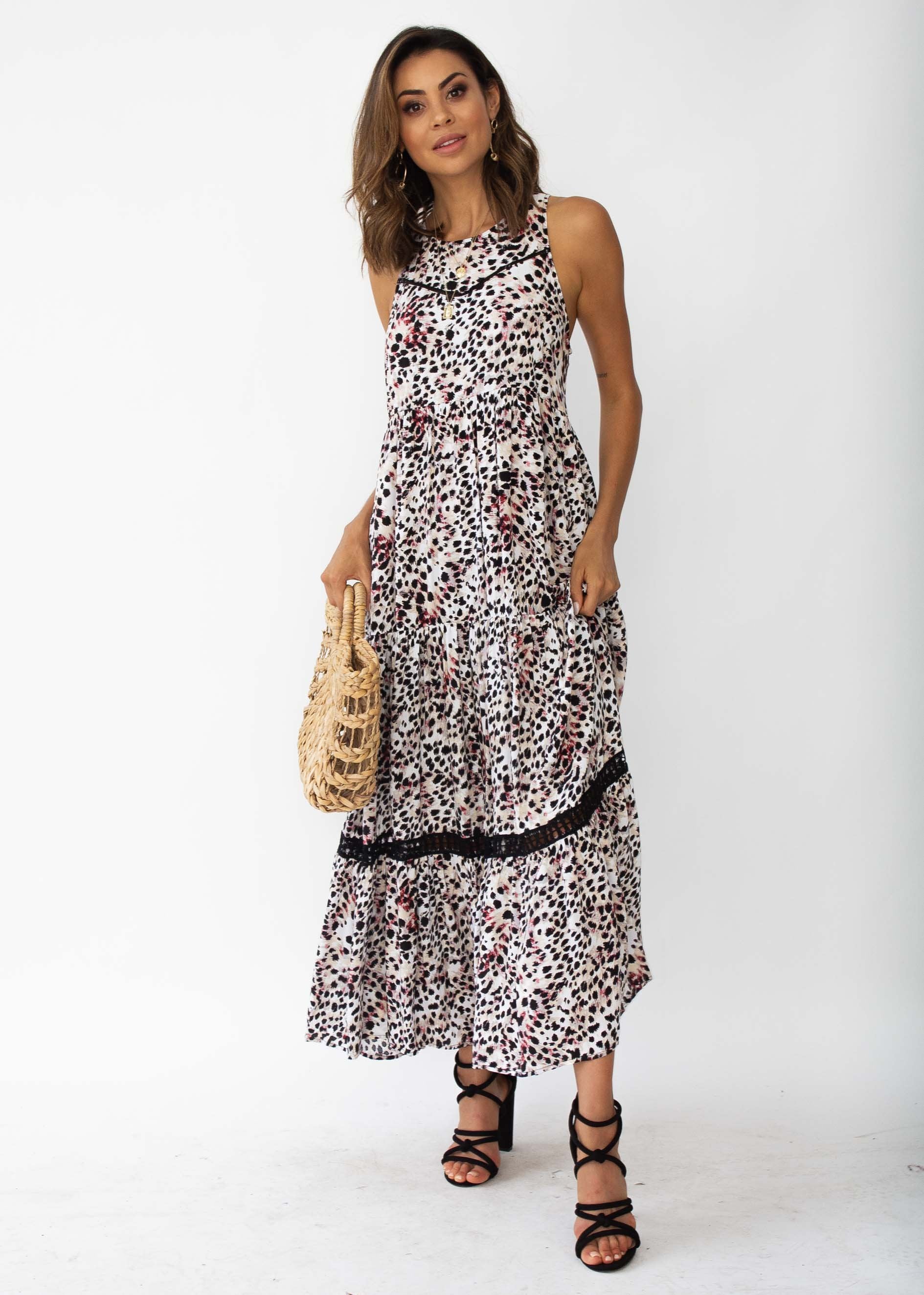 Sunset Dreams Maxi Dress - Feline