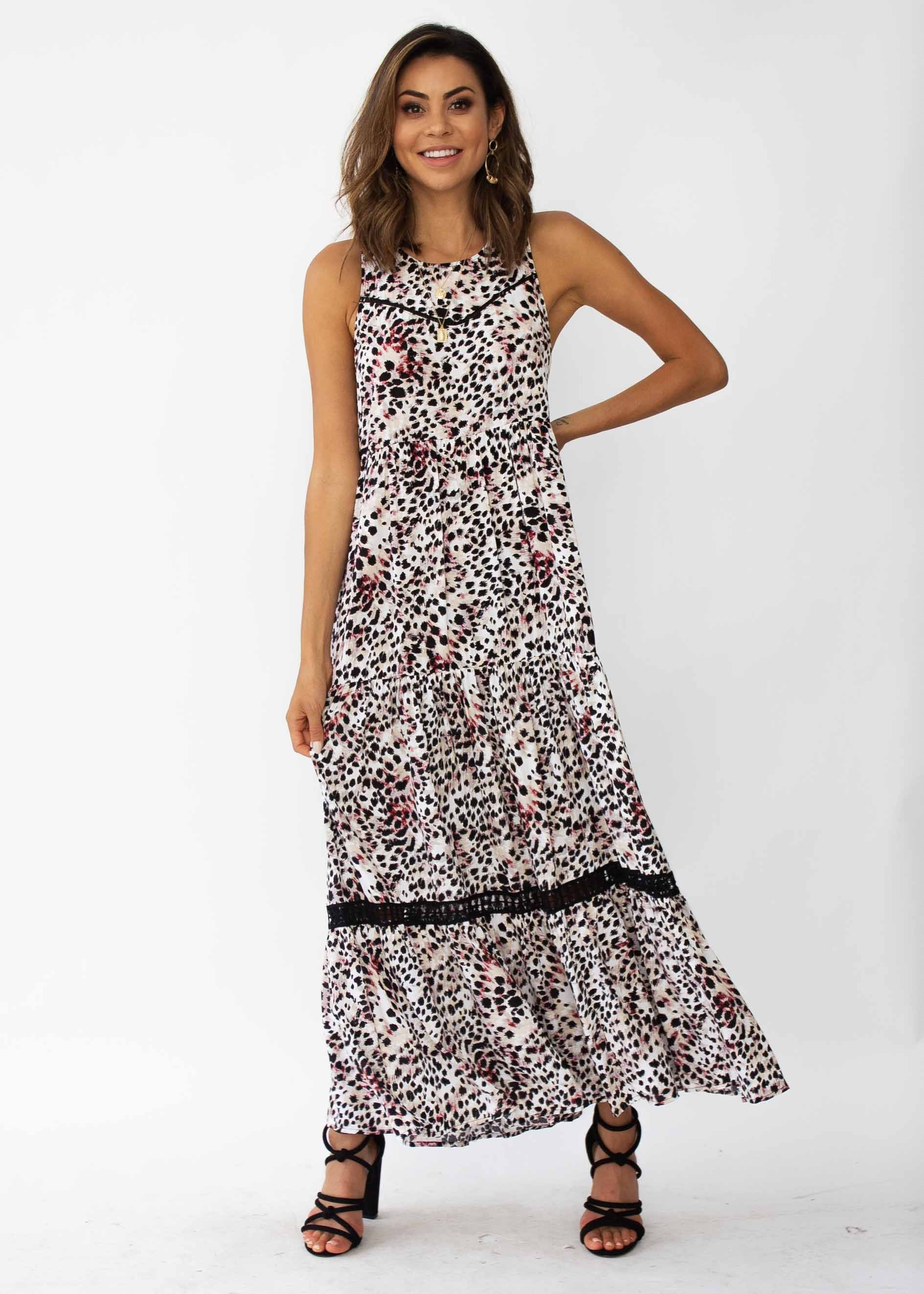 Sunset Dreams Maxi Dress - Feline