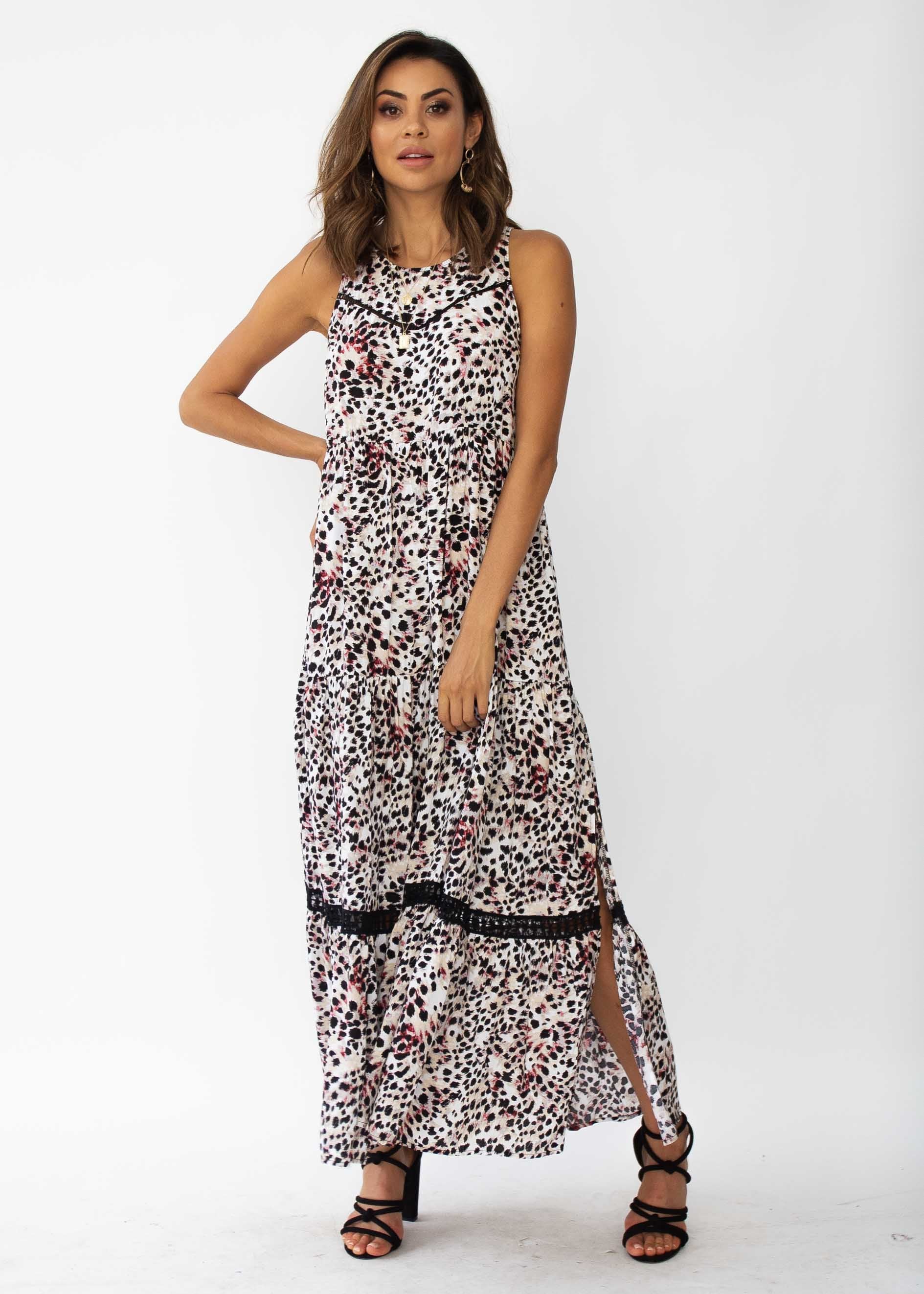 Sunset Dreams Maxi Dress - Feline