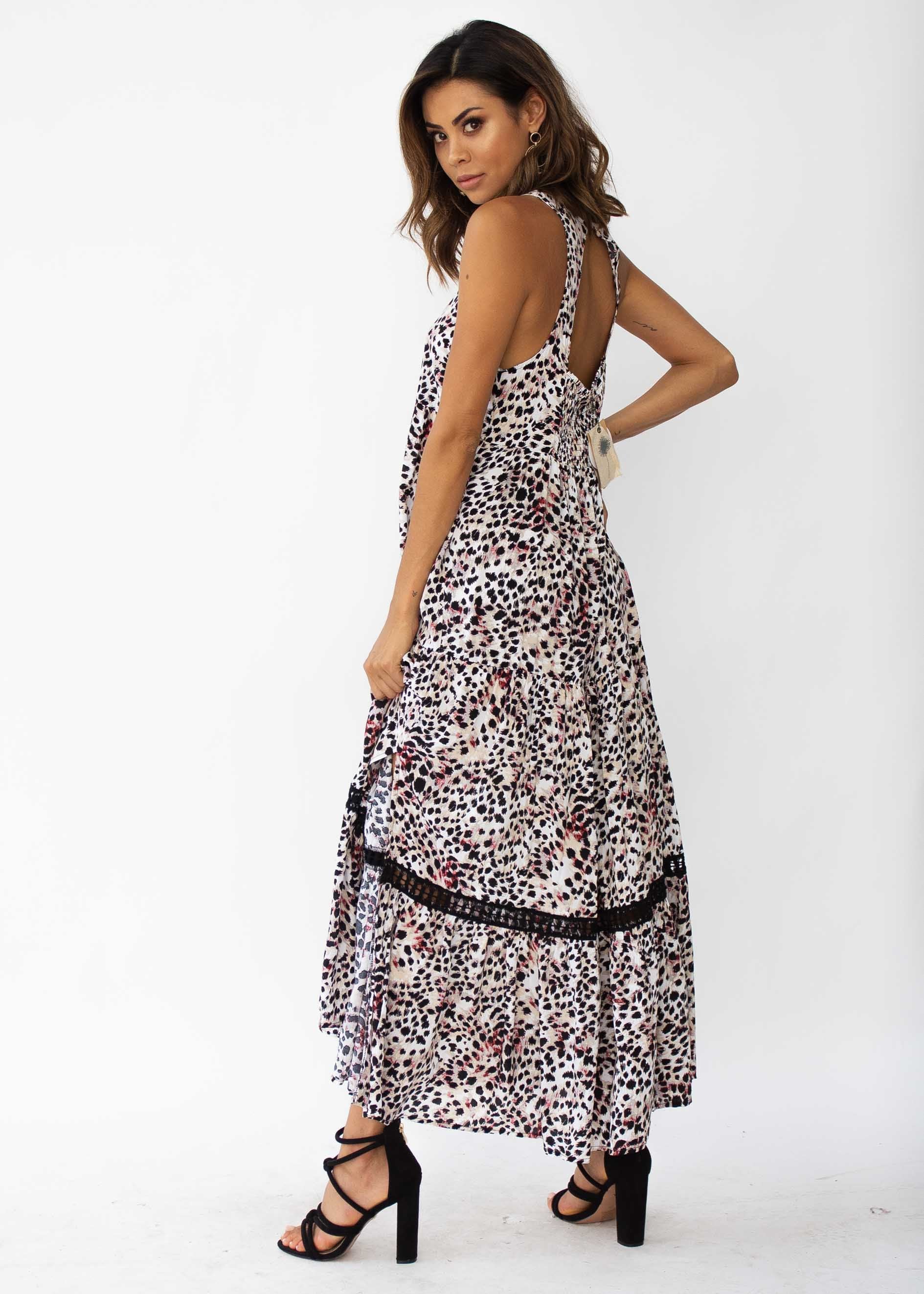 Sunset Dreams Maxi Dress - Feline