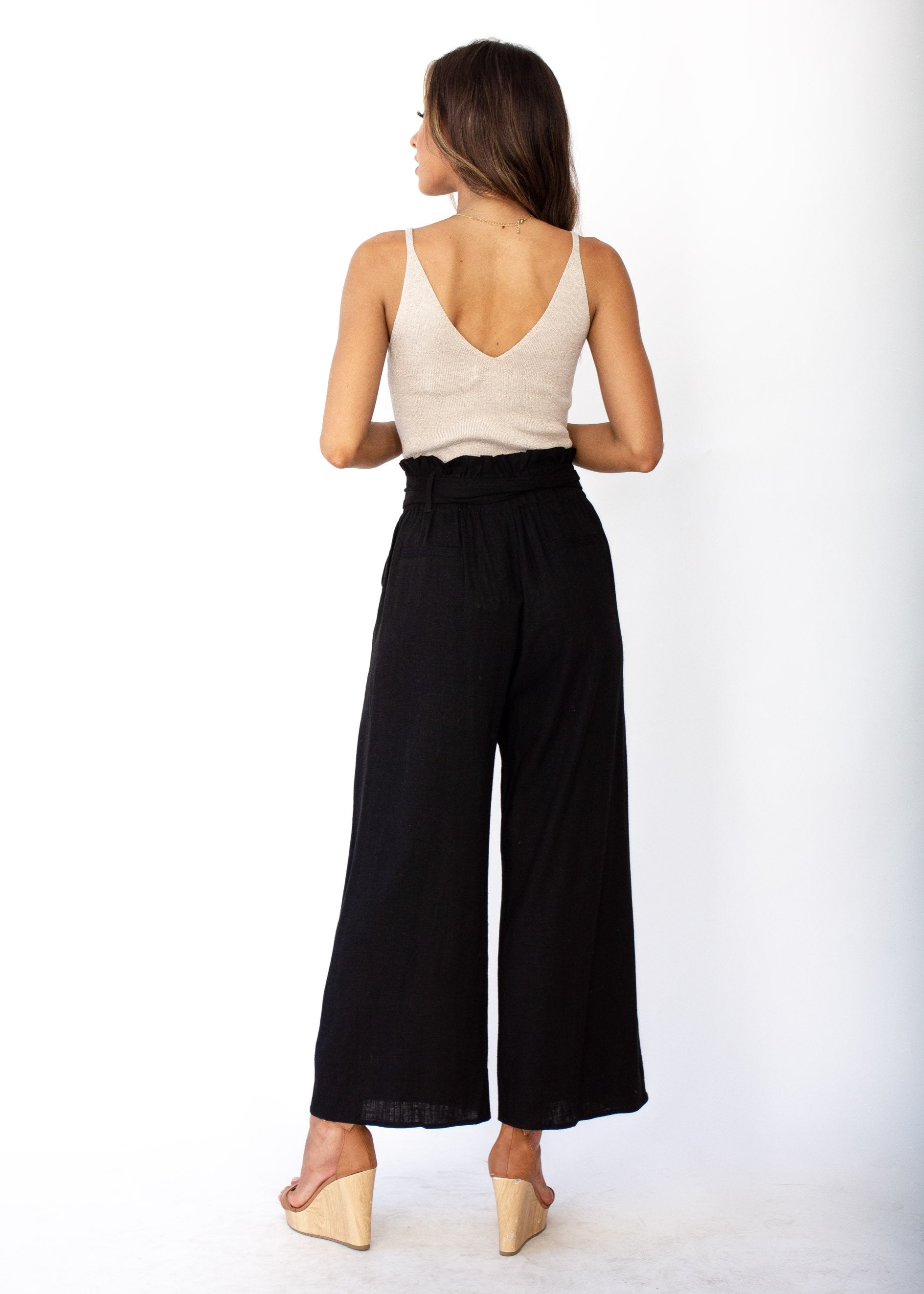 Adelia Knit Cami - Beige