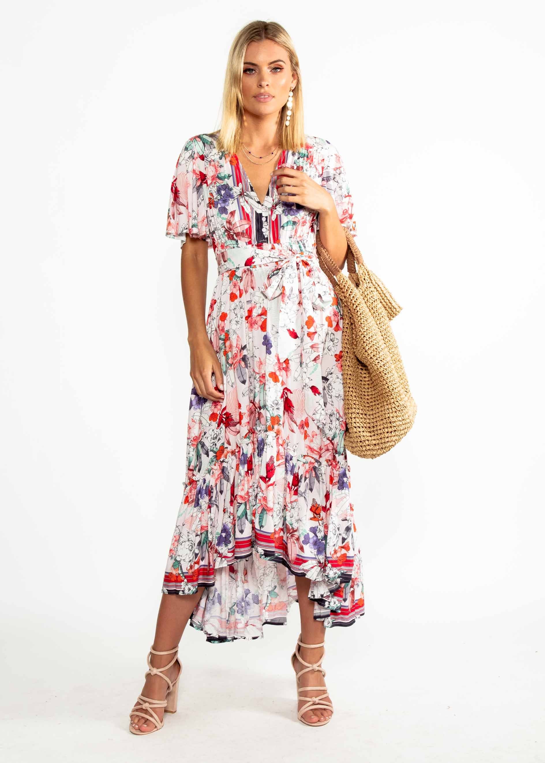 Maryn Hi-Lo Maxi Dress - Malone