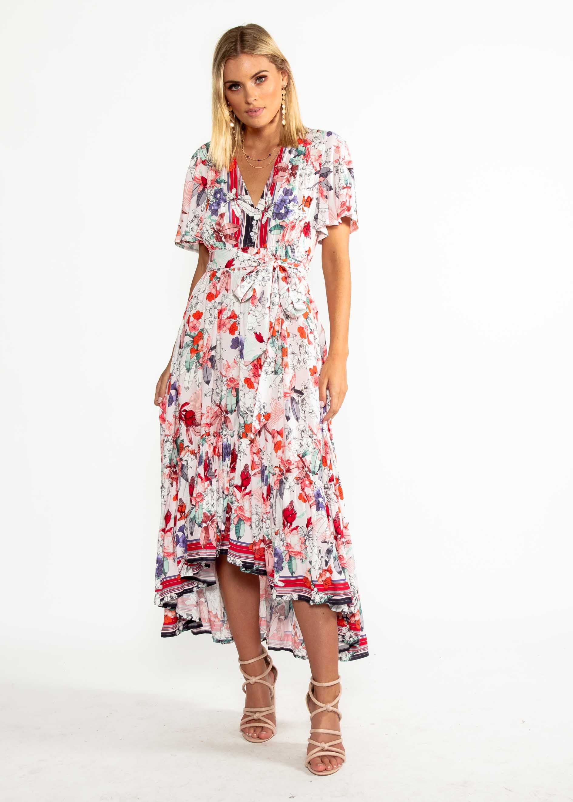 Maryn Hi-Lo Maxi Dress - Malone