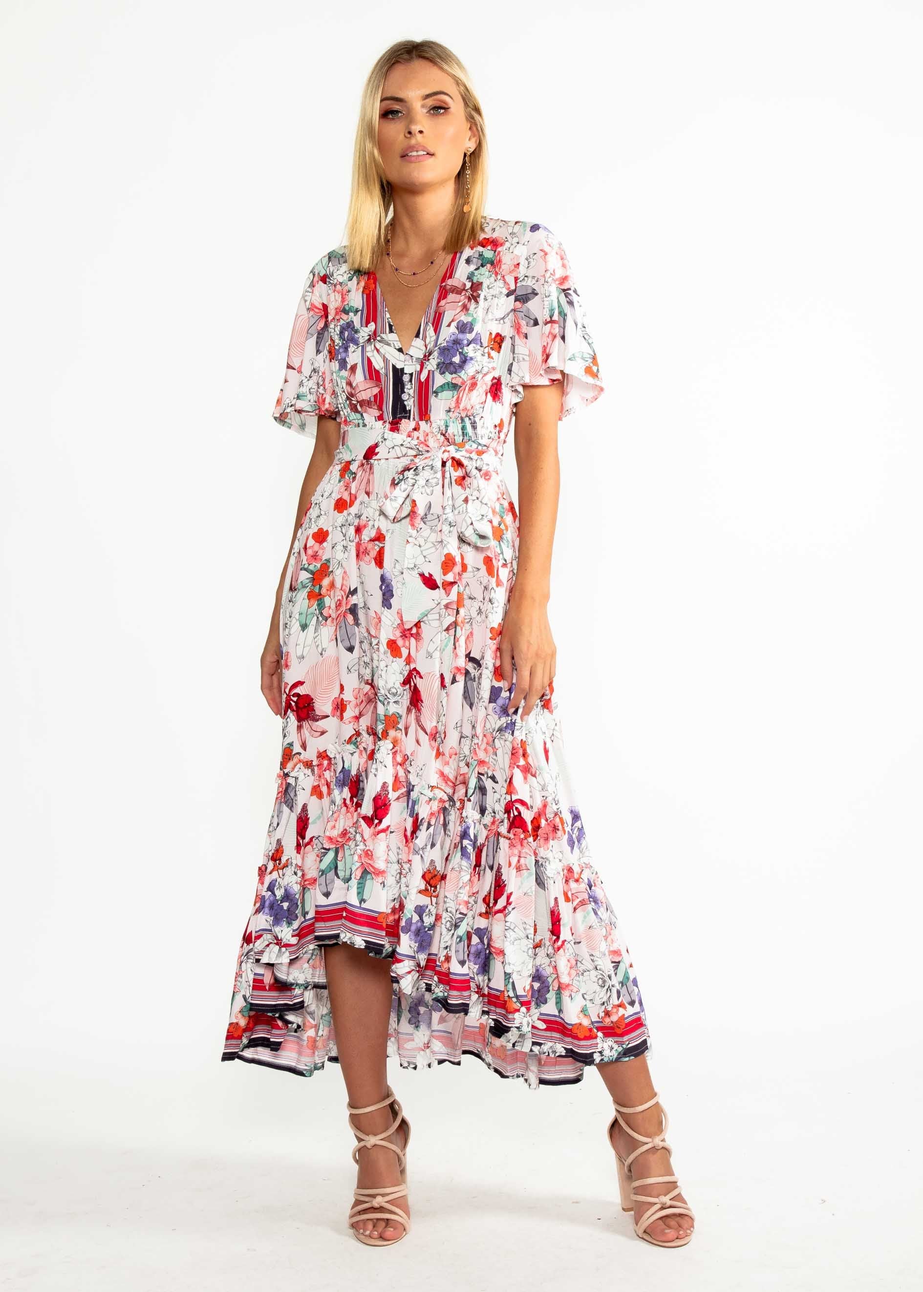 Maryn Hi-Lo Maxi Dress - Malone