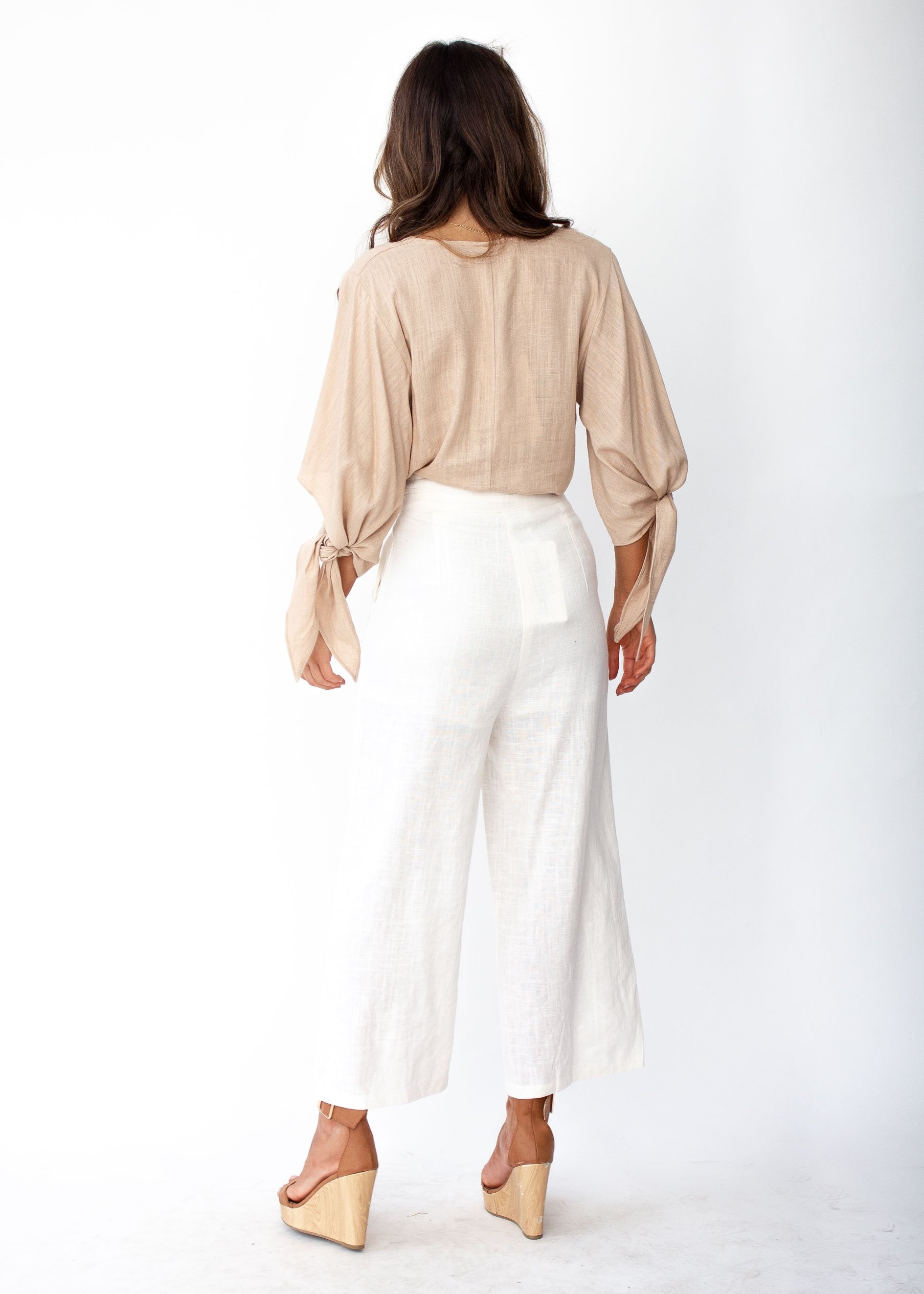 Next To Me Blouse - Sand