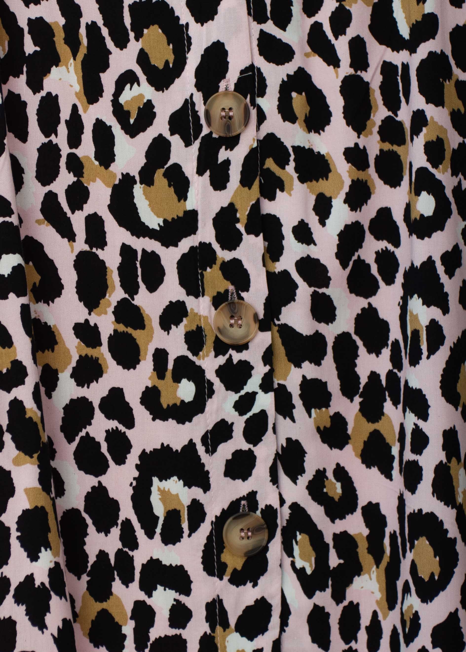 Leo Dress - Blush Leopard