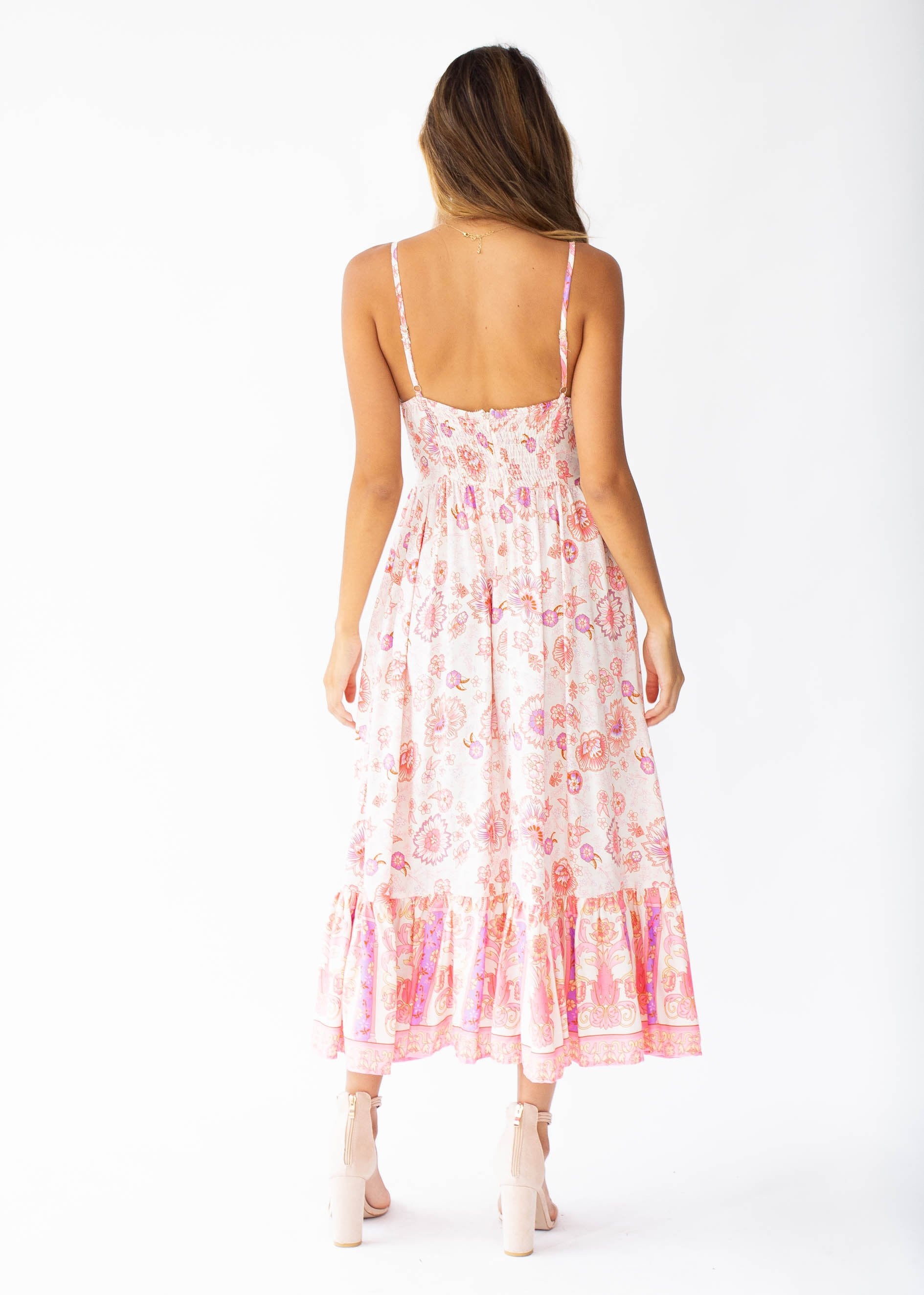Nightingale Midi Dress - Cotton Candy