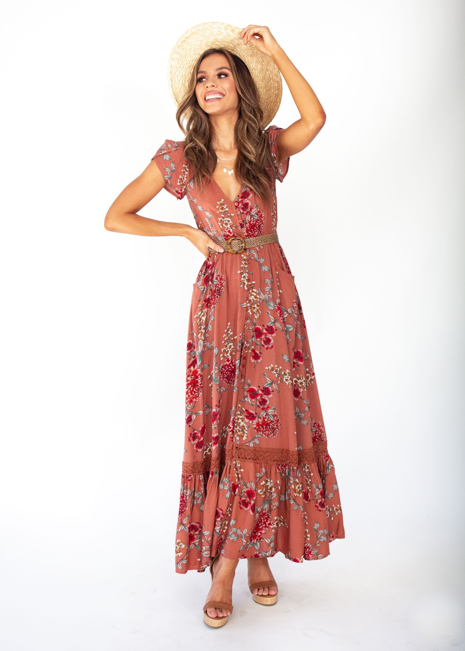 Women's Carmen Maxi Dress - Dulcie - Jaase