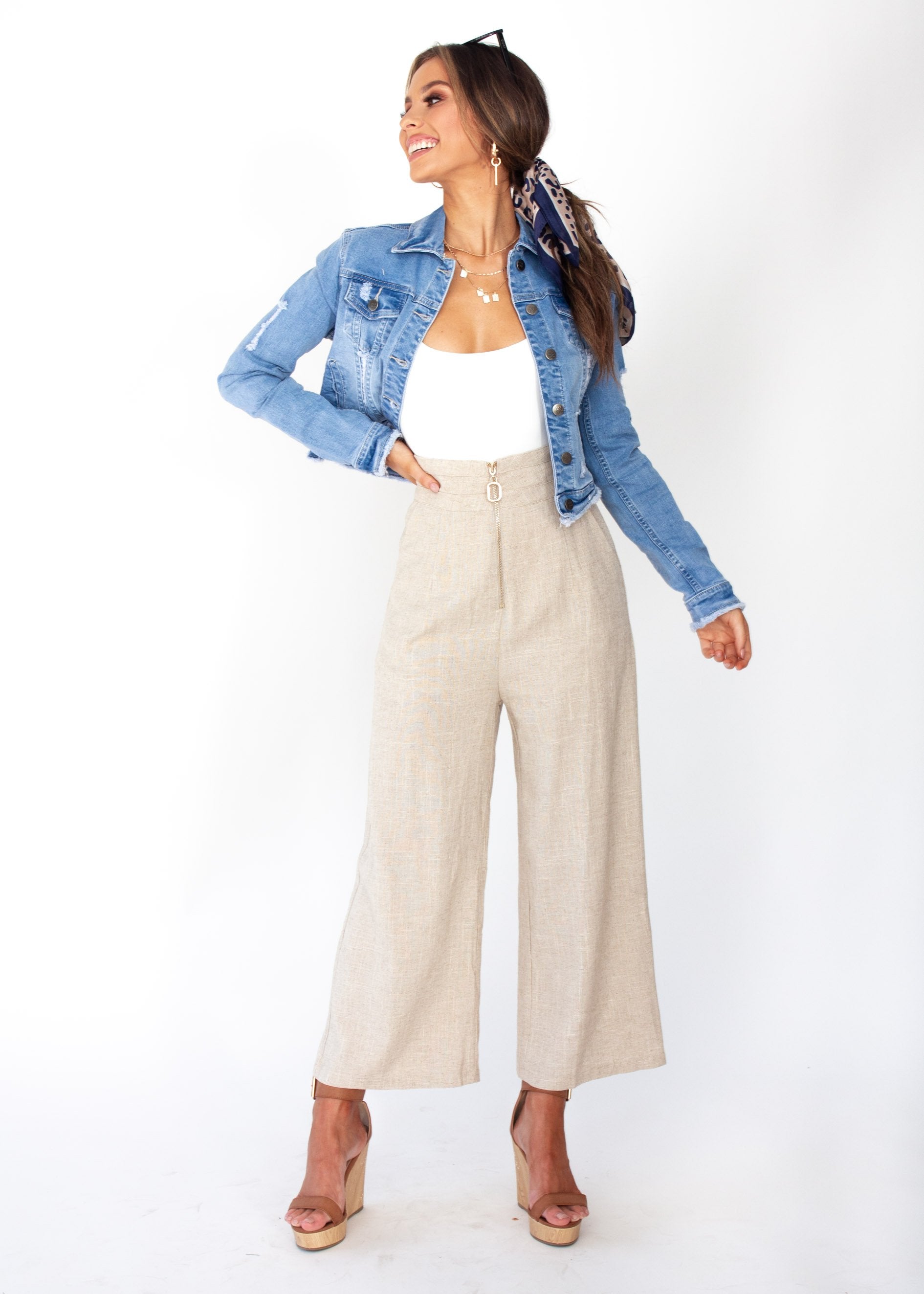 Small Steps Denim Jacket - Mid Blue