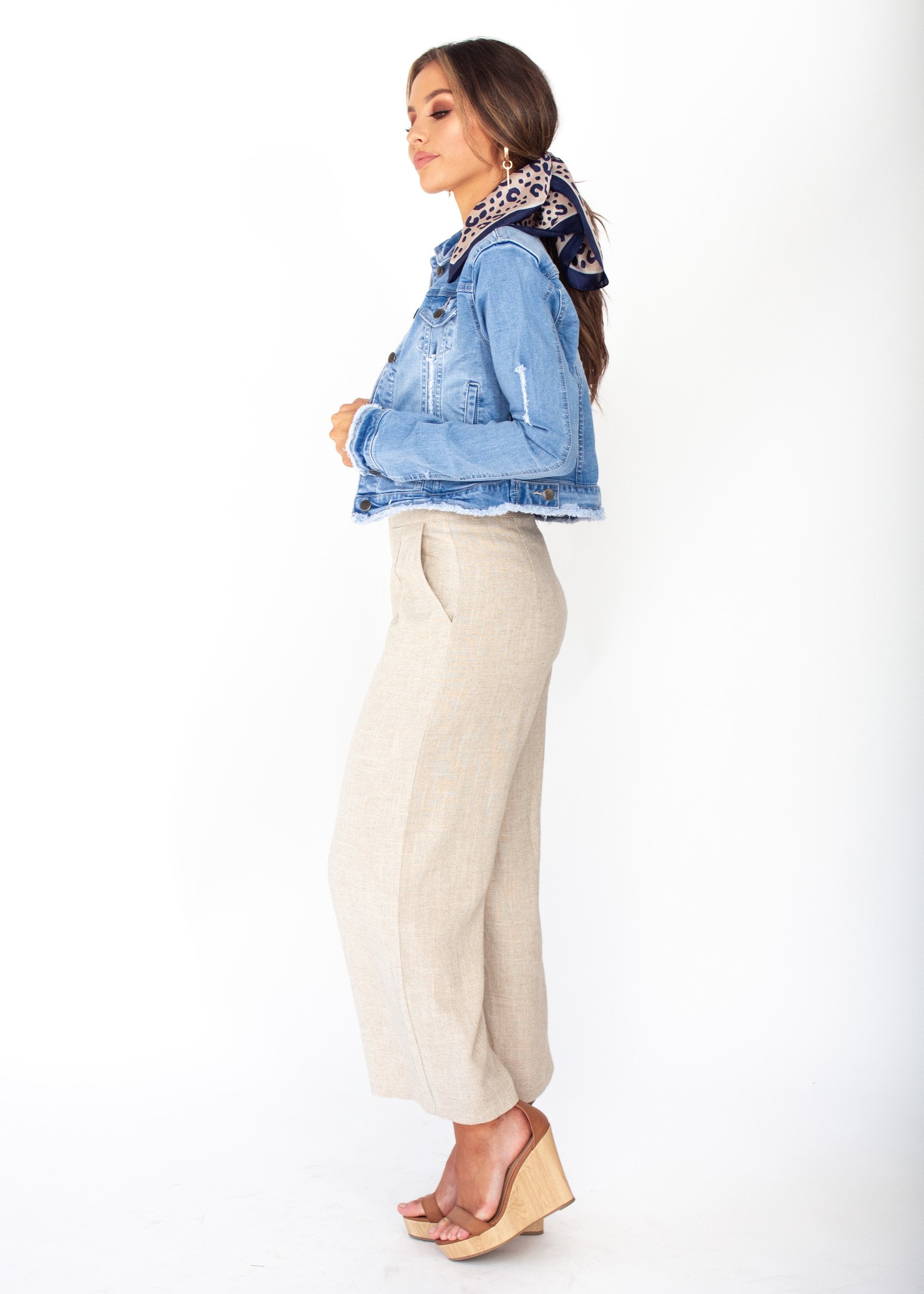 Small Steps Denim Jacket - Mid Blue