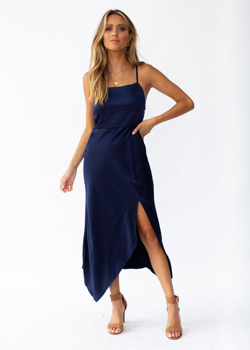 Firestarter Midi Dress - Navy