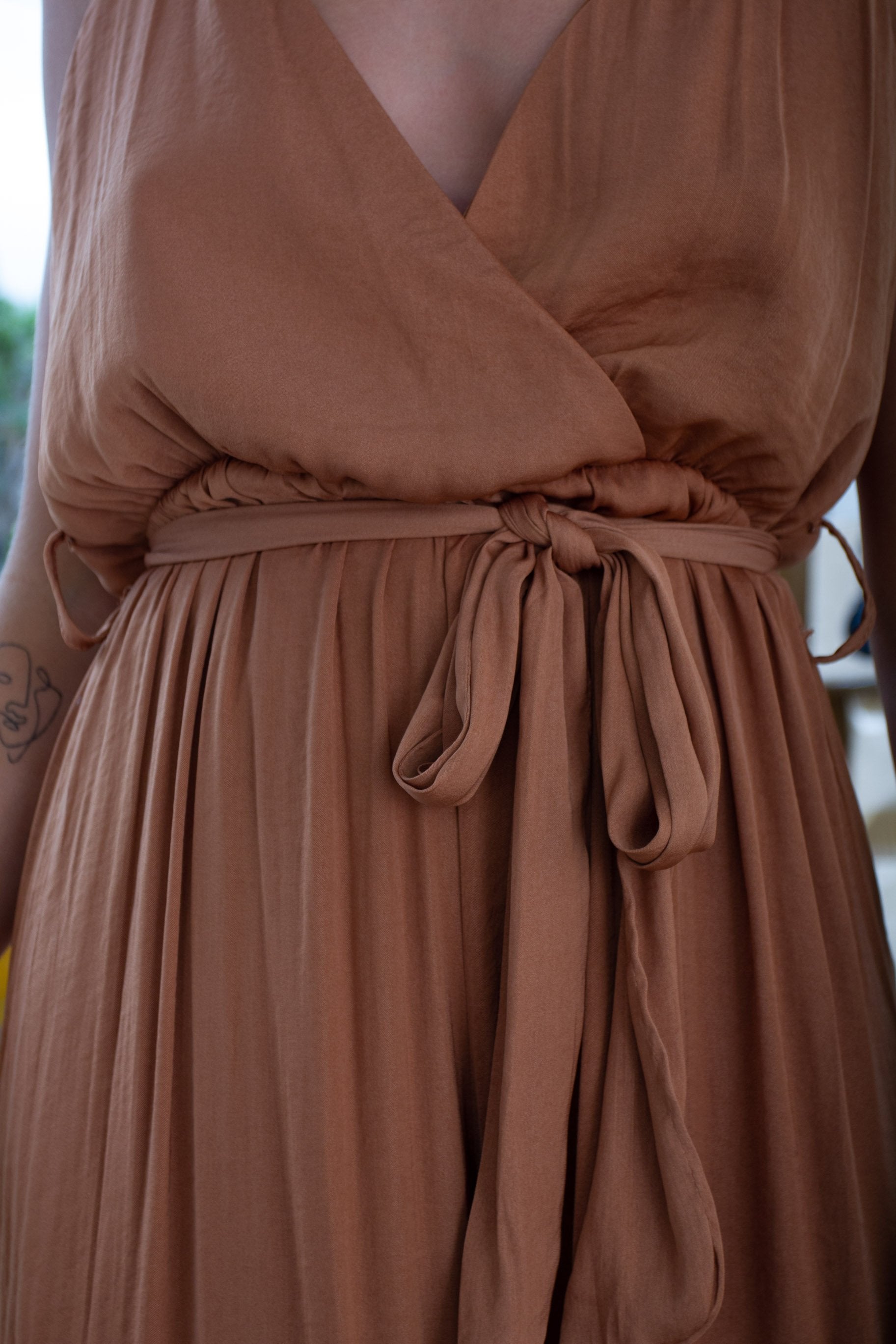 Losing Sight Pantsuit - Tan