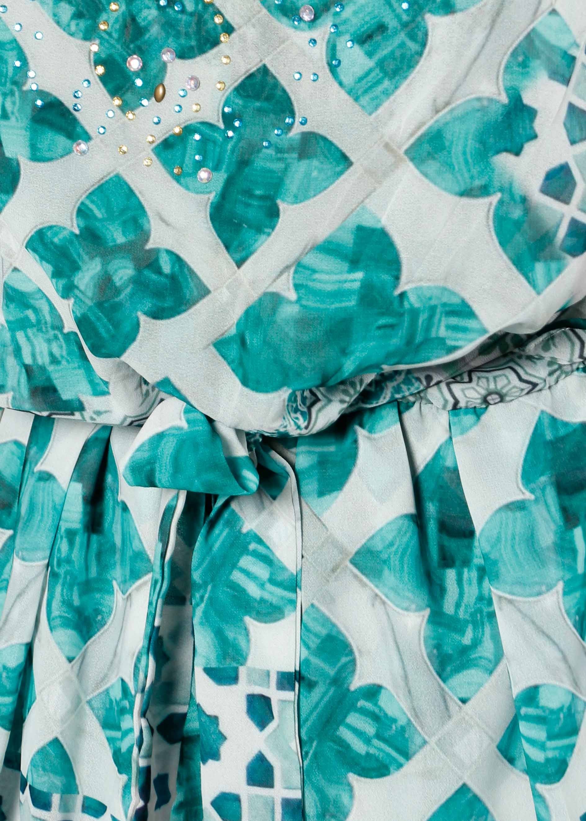 Miami Beach Playsuit - Emerald City