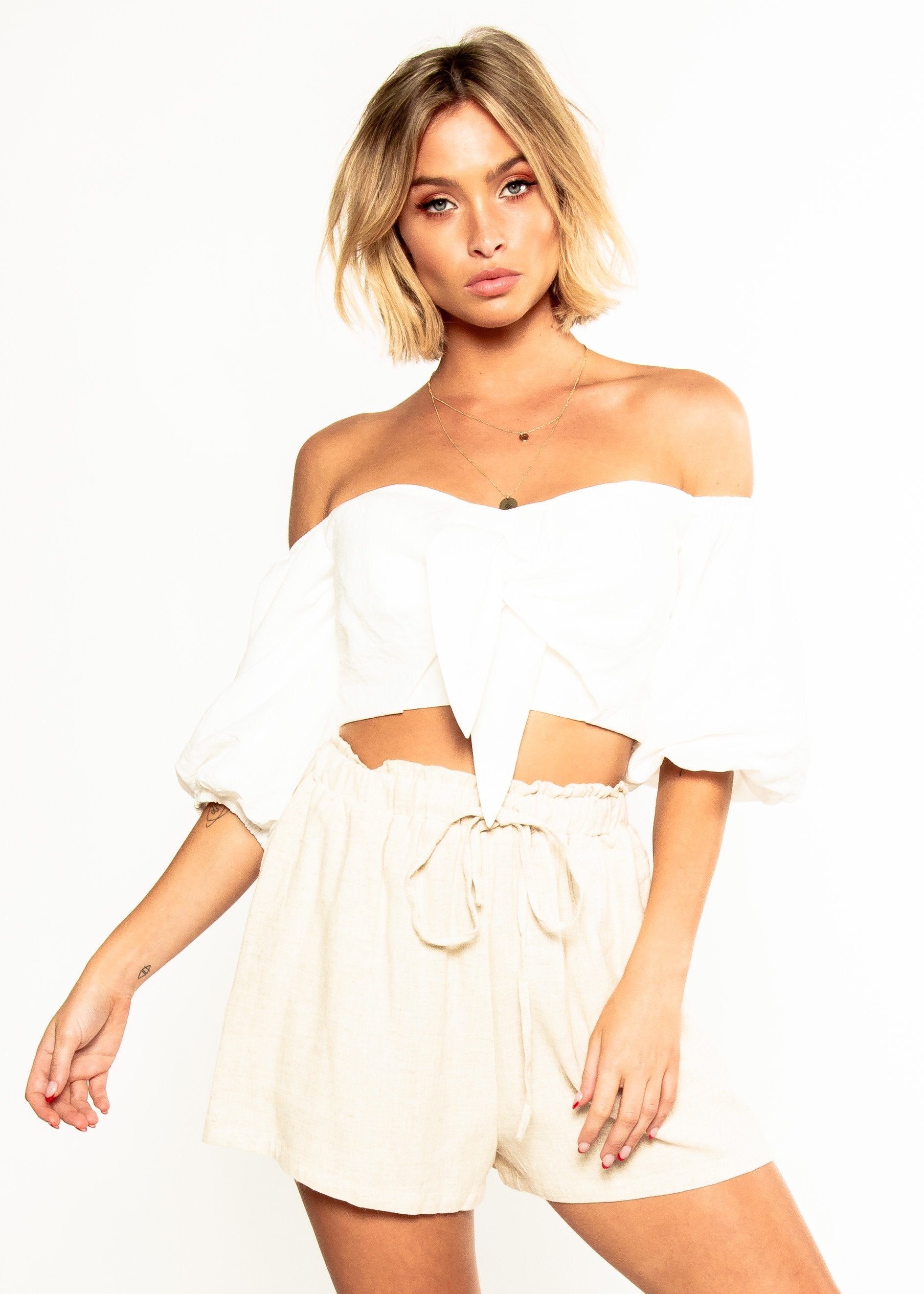 Remedy Linen Shorts - Natural