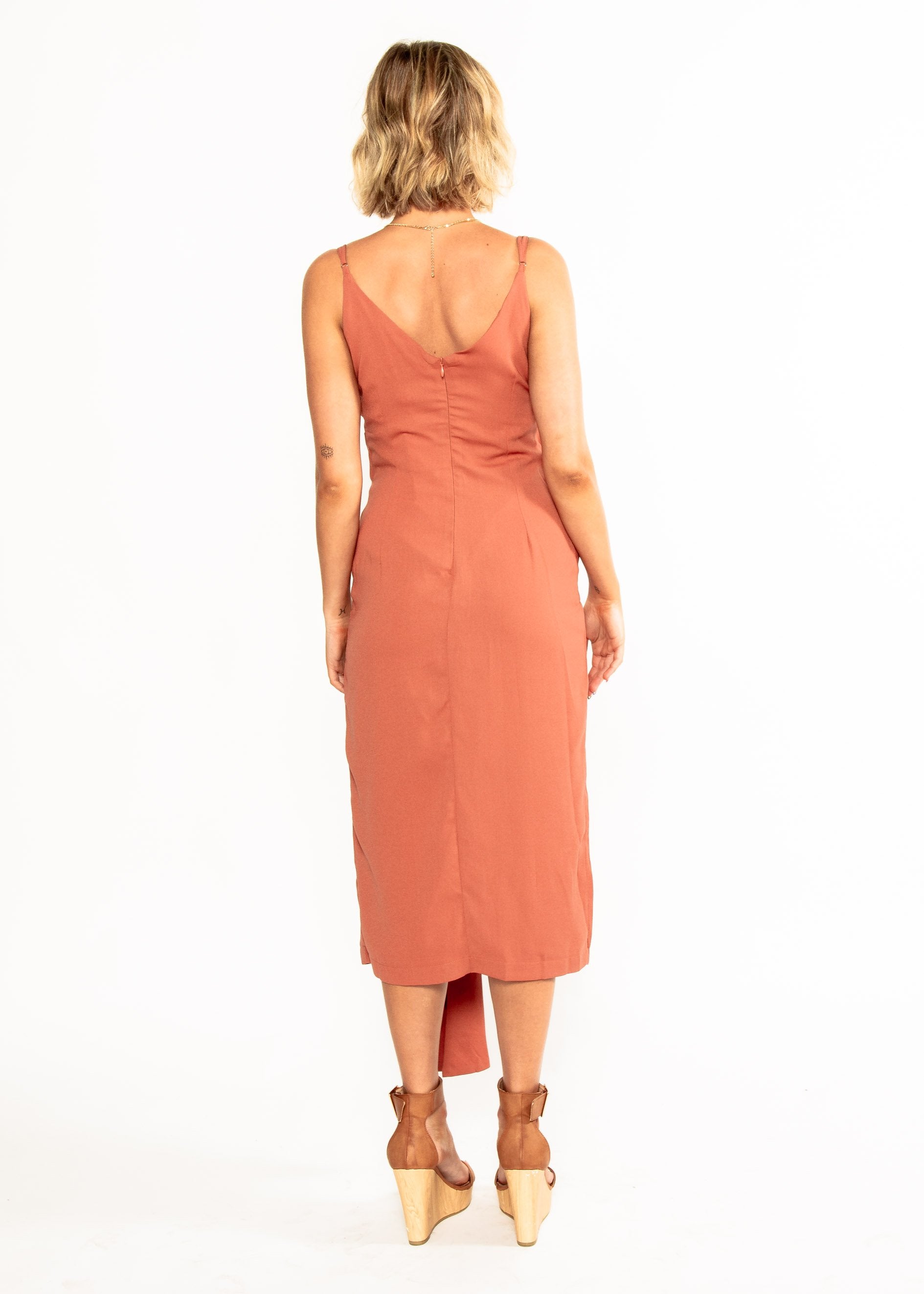 Neo Midi Dress - Plum