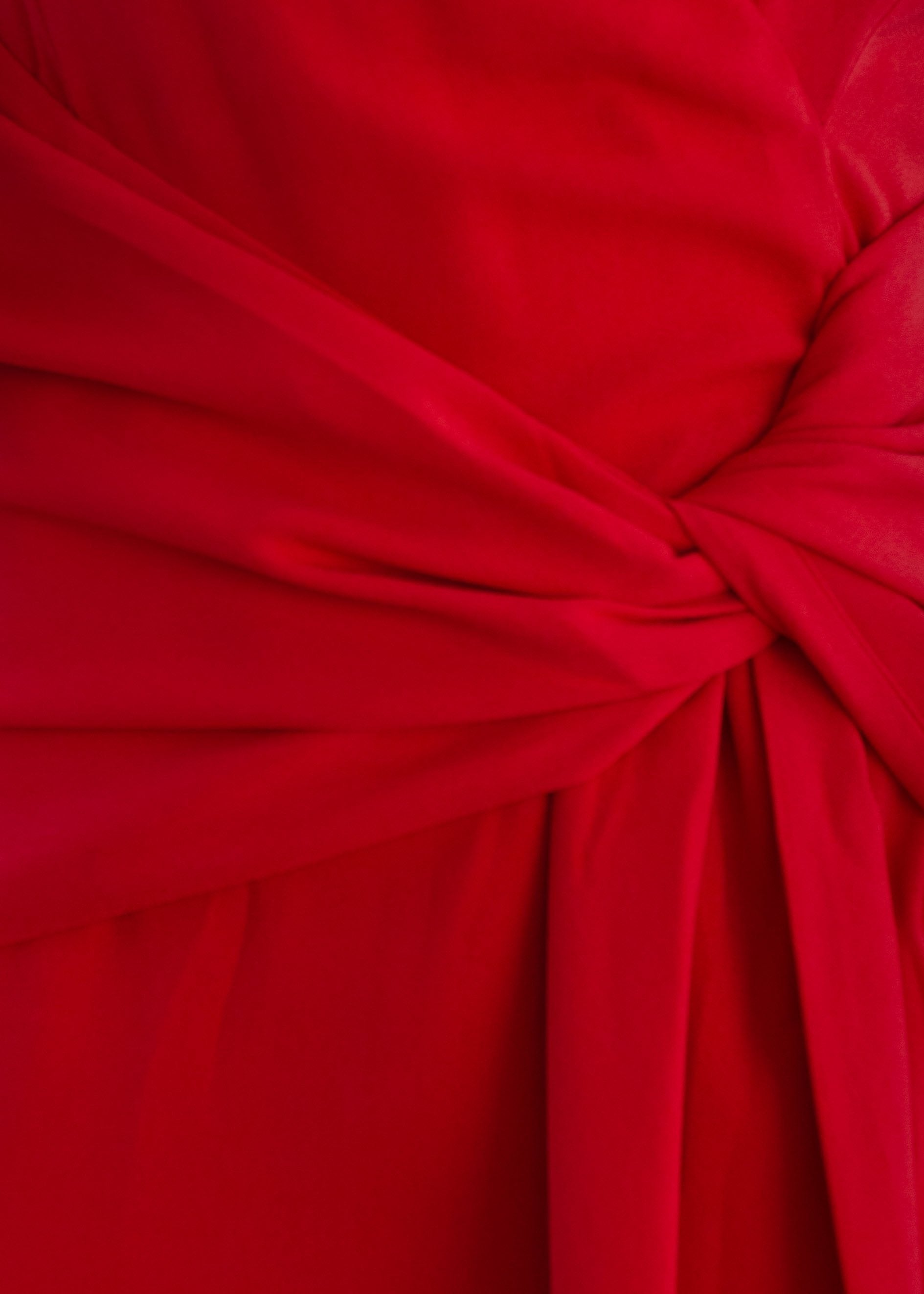 Neo Midi Dress - Red