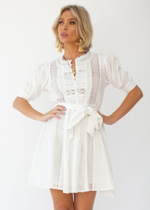 Verona Mini Dress - White