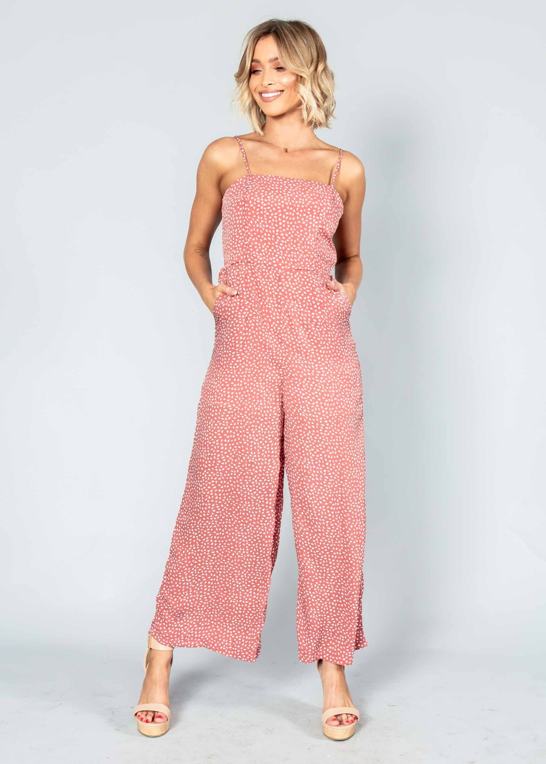 Late Nights Pantsuit  - Rose Petal