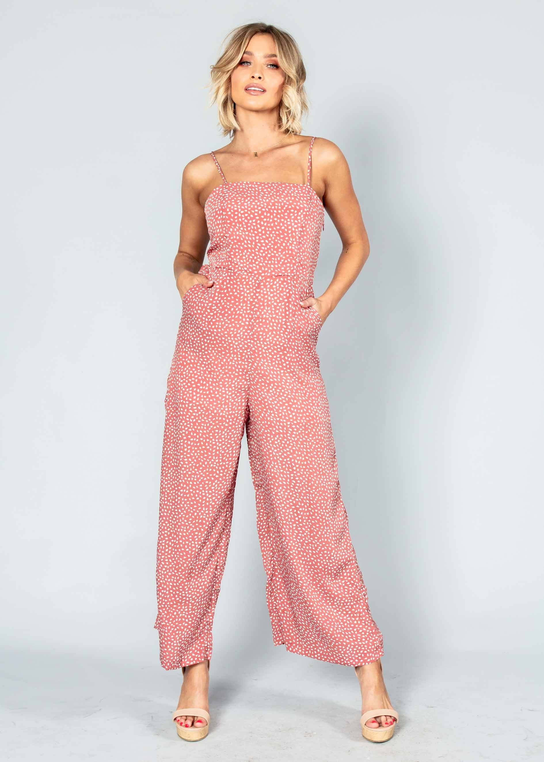 Late Nights Pantsuit  - Rose Petal