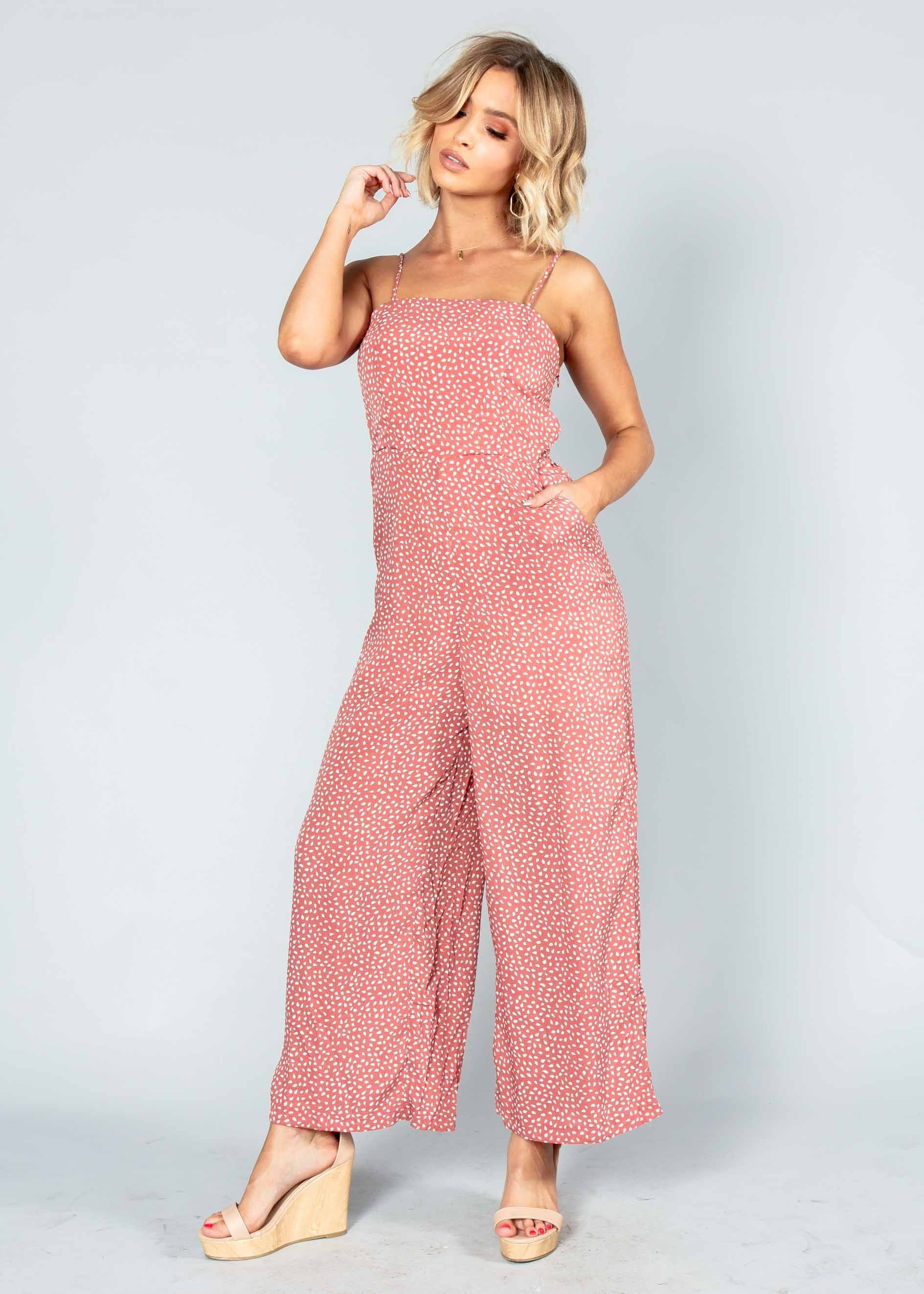 Late Nights Pantsuit  - Rose Petal
