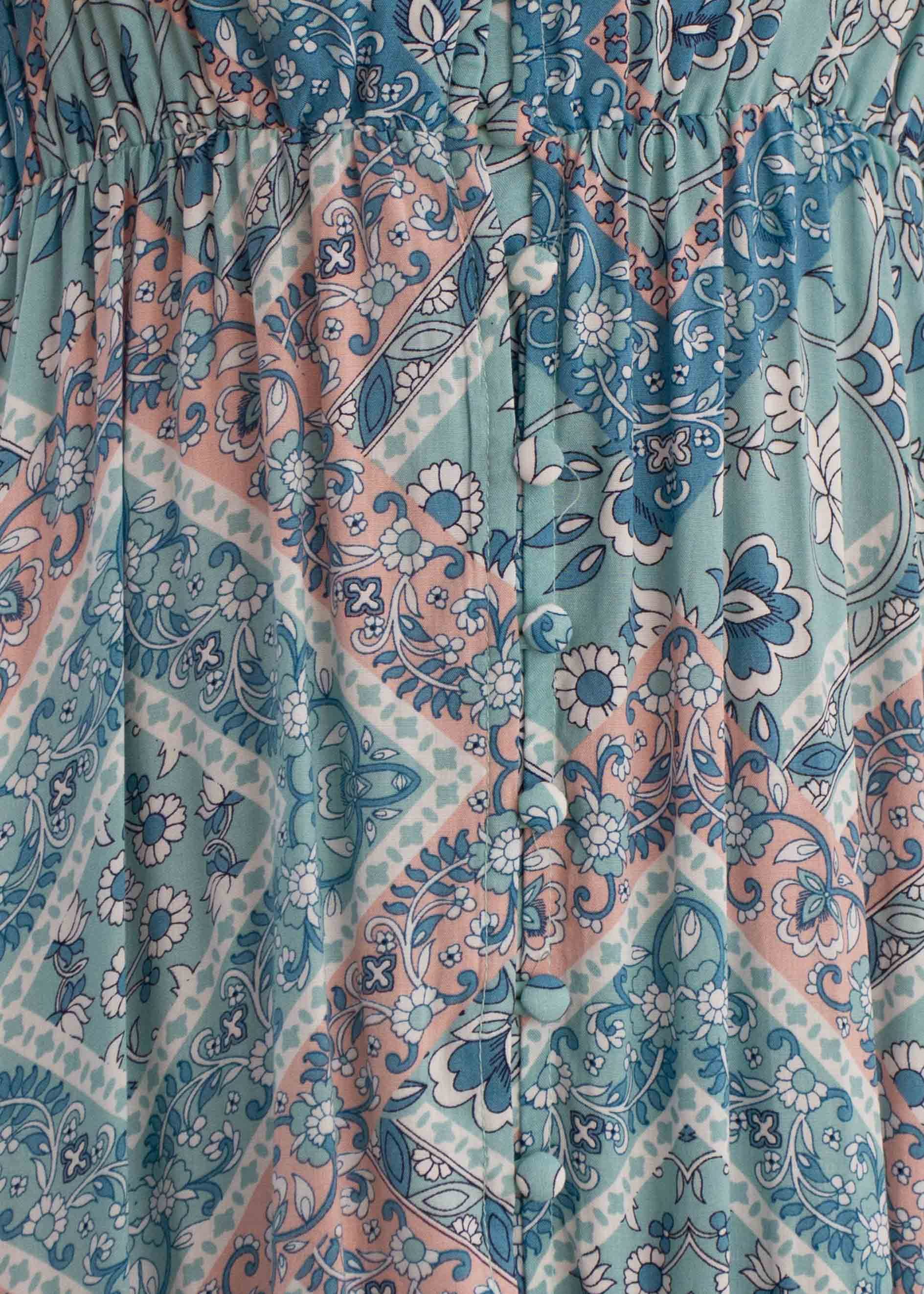 My Imagination Maxi Dress - Mint Paisley