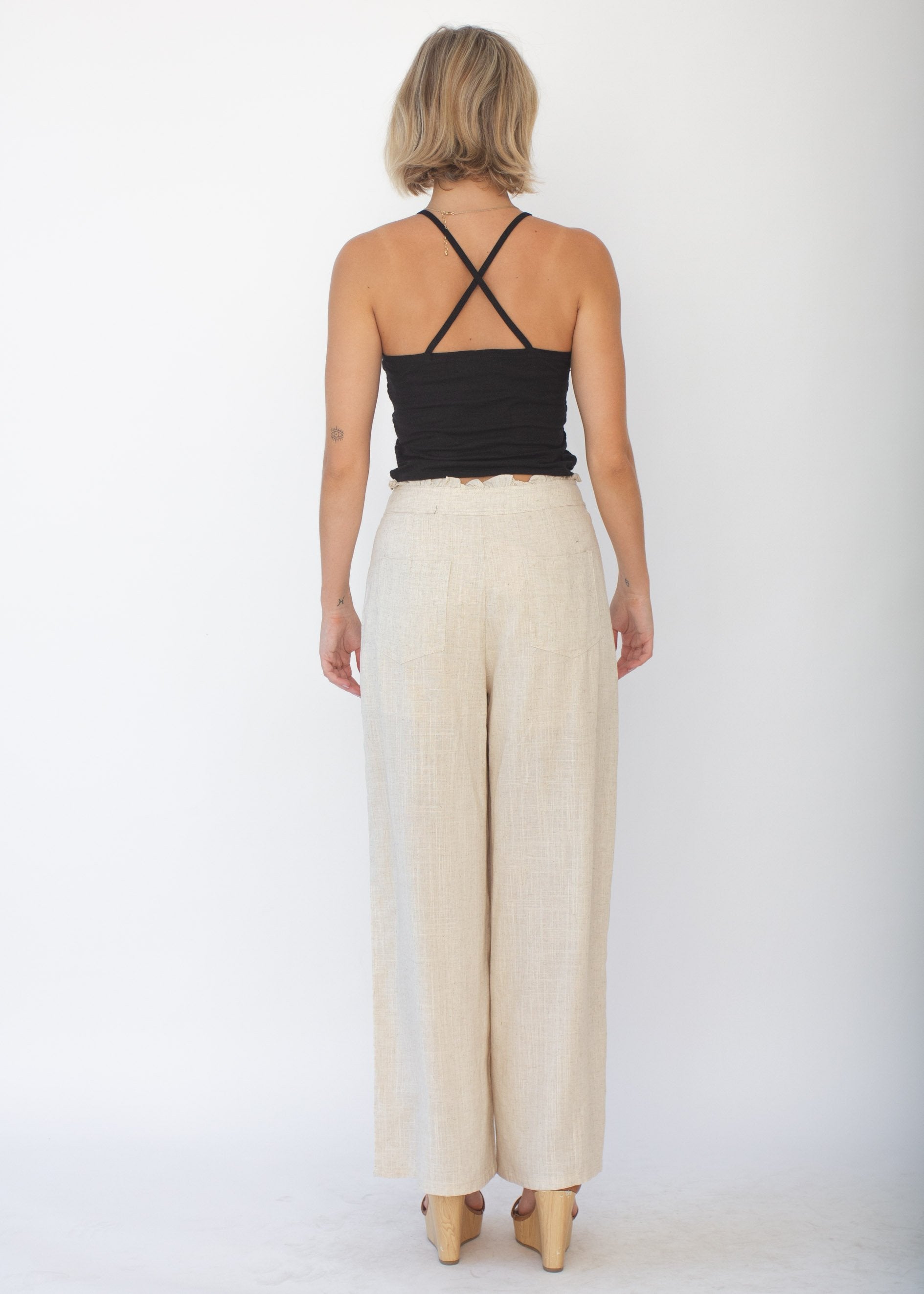 Cecilia Crop Top - Black