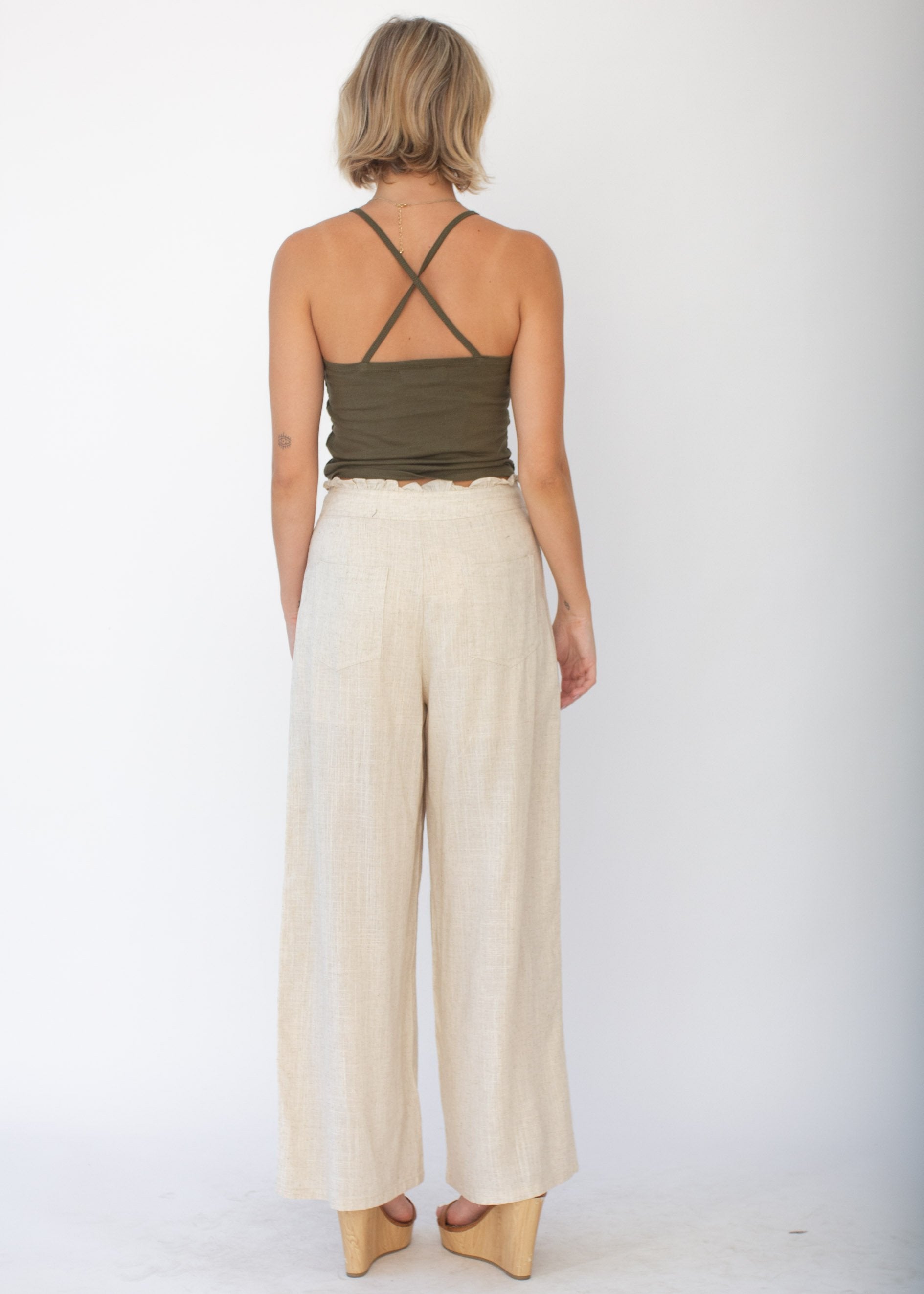 Cecilia Crop Top - Khaki