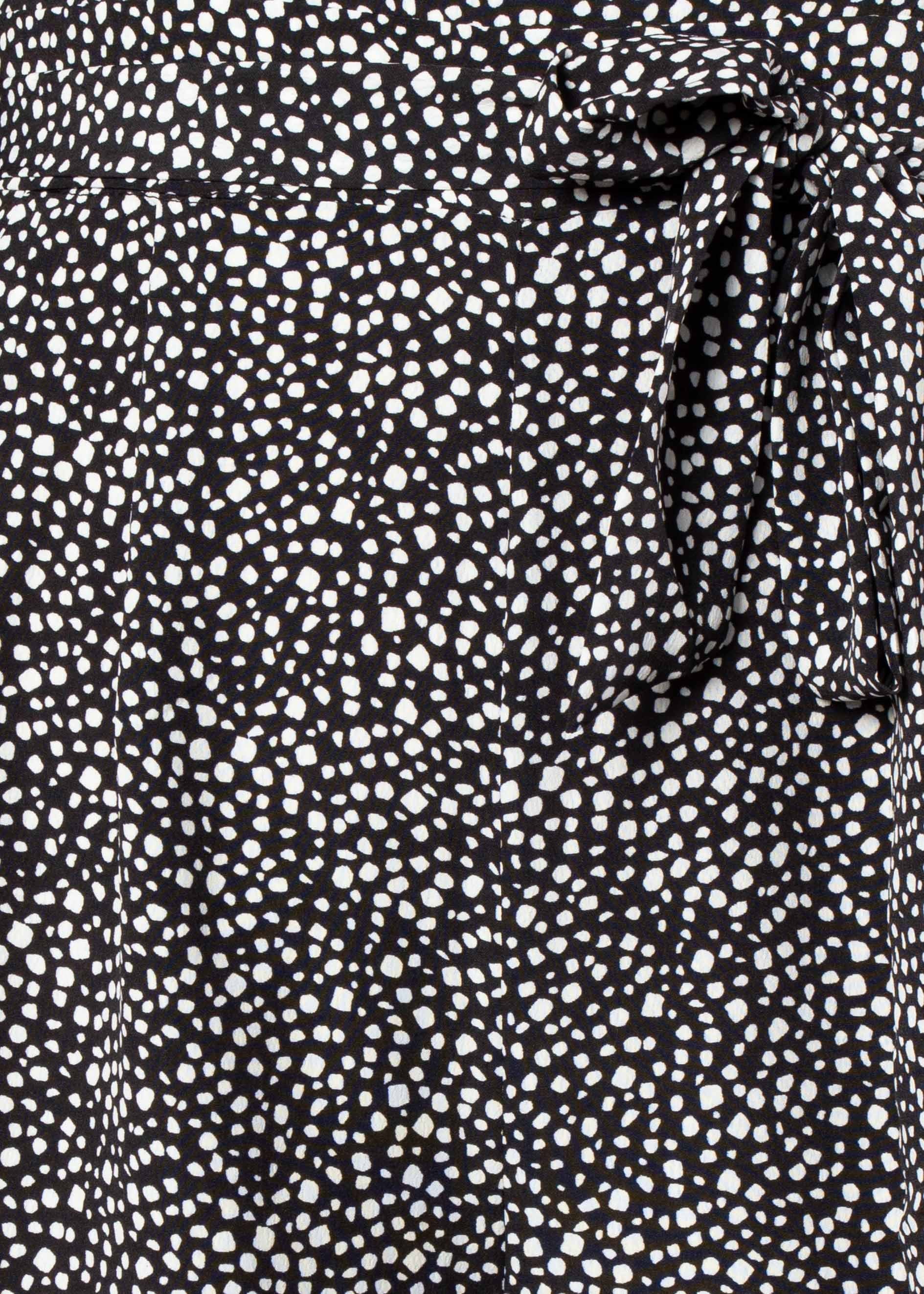 Naya Pantsuit w/ Tie - Black Spot