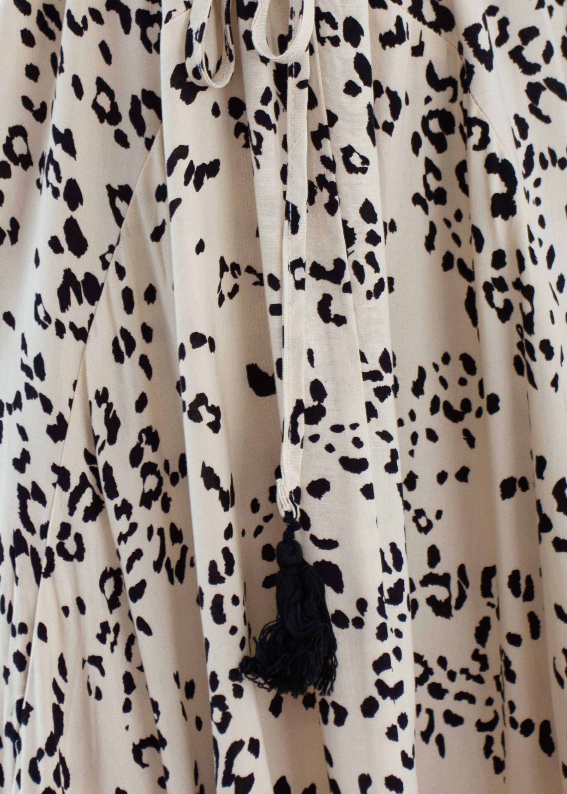 New Freedom Strapless Maxi Dress - Beige Spot