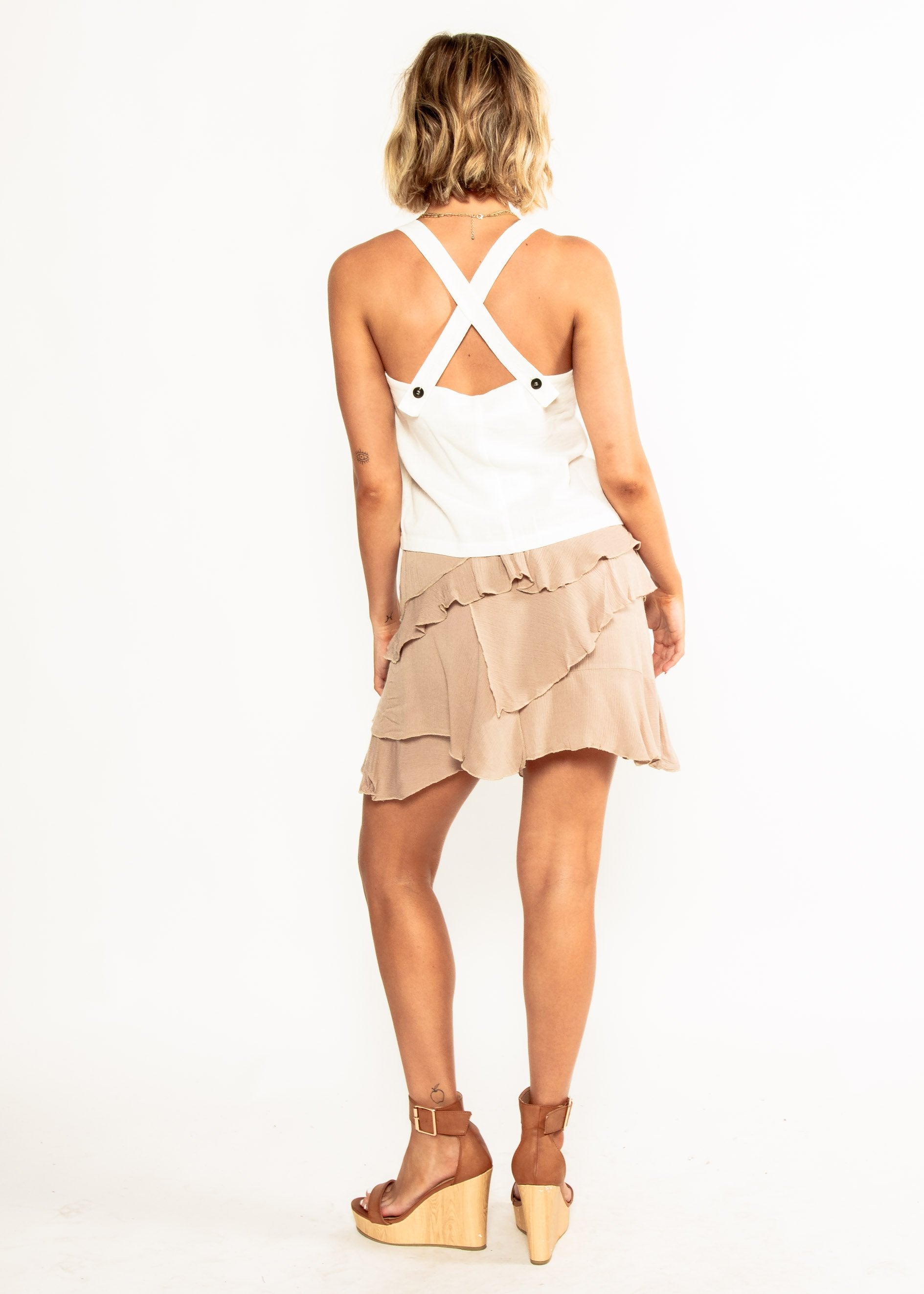 Marielle Crop Top - White