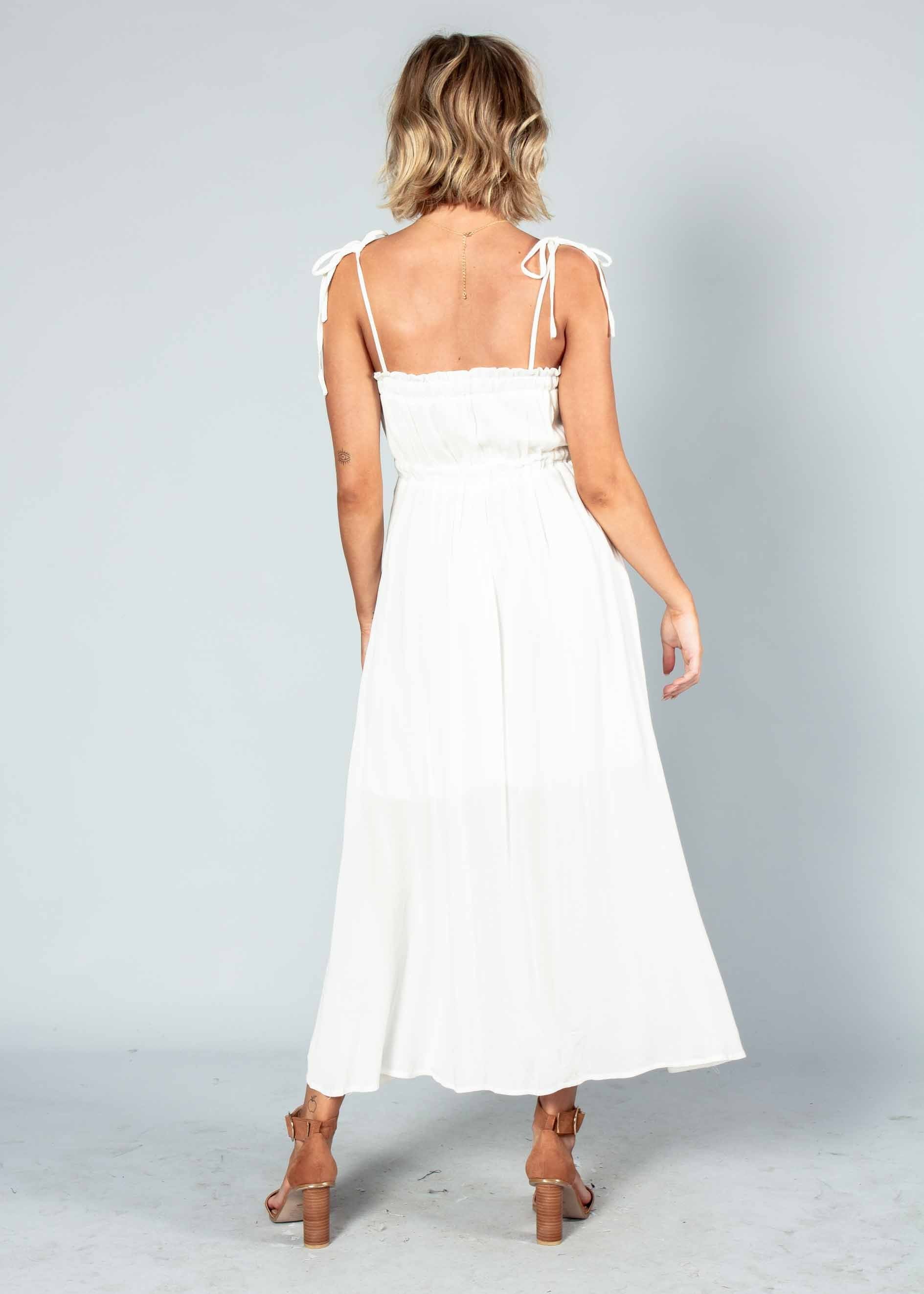 Addilyn Midi Dress - White