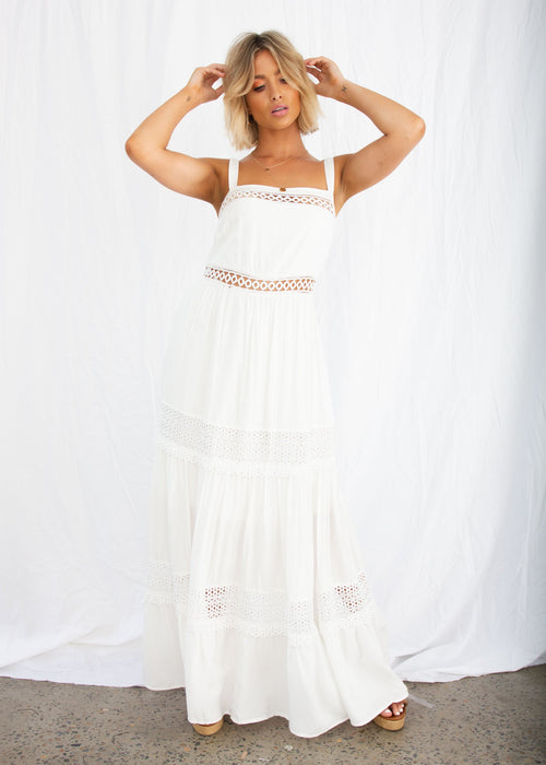 Versailles Maxi Dress - White