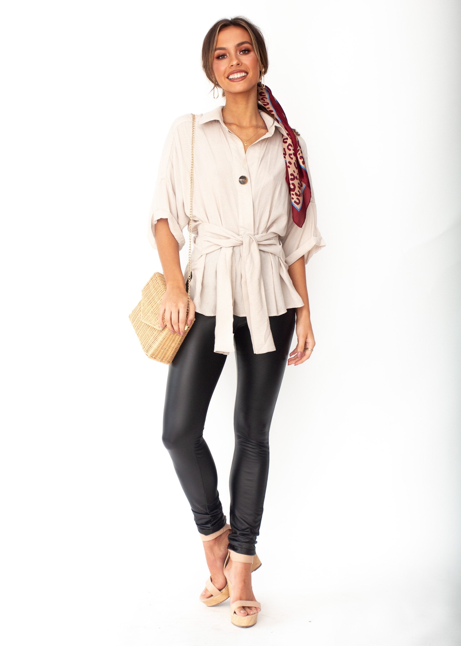 Colorado Blouse - Nude