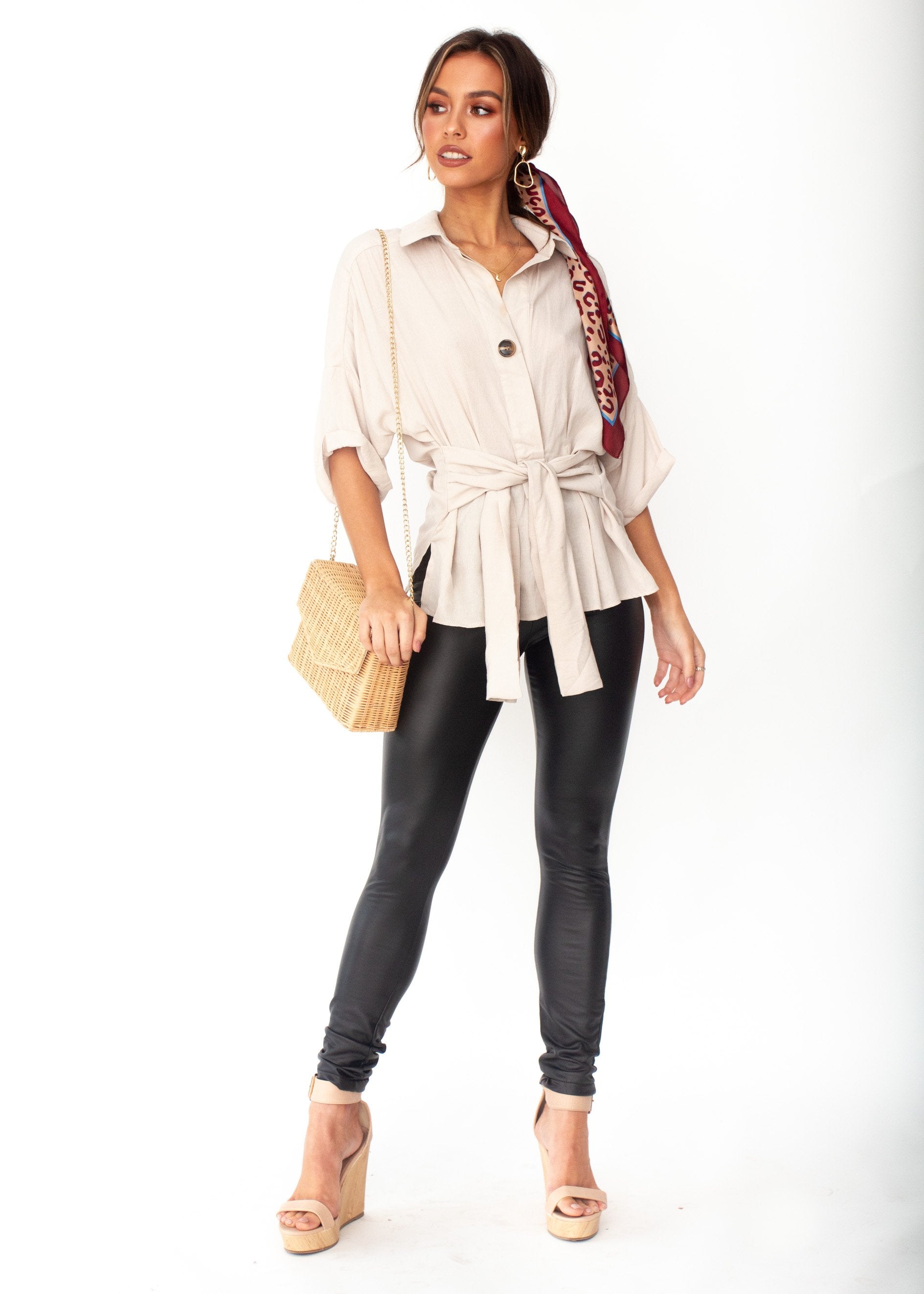 Women's Colorado Blouse - Nude