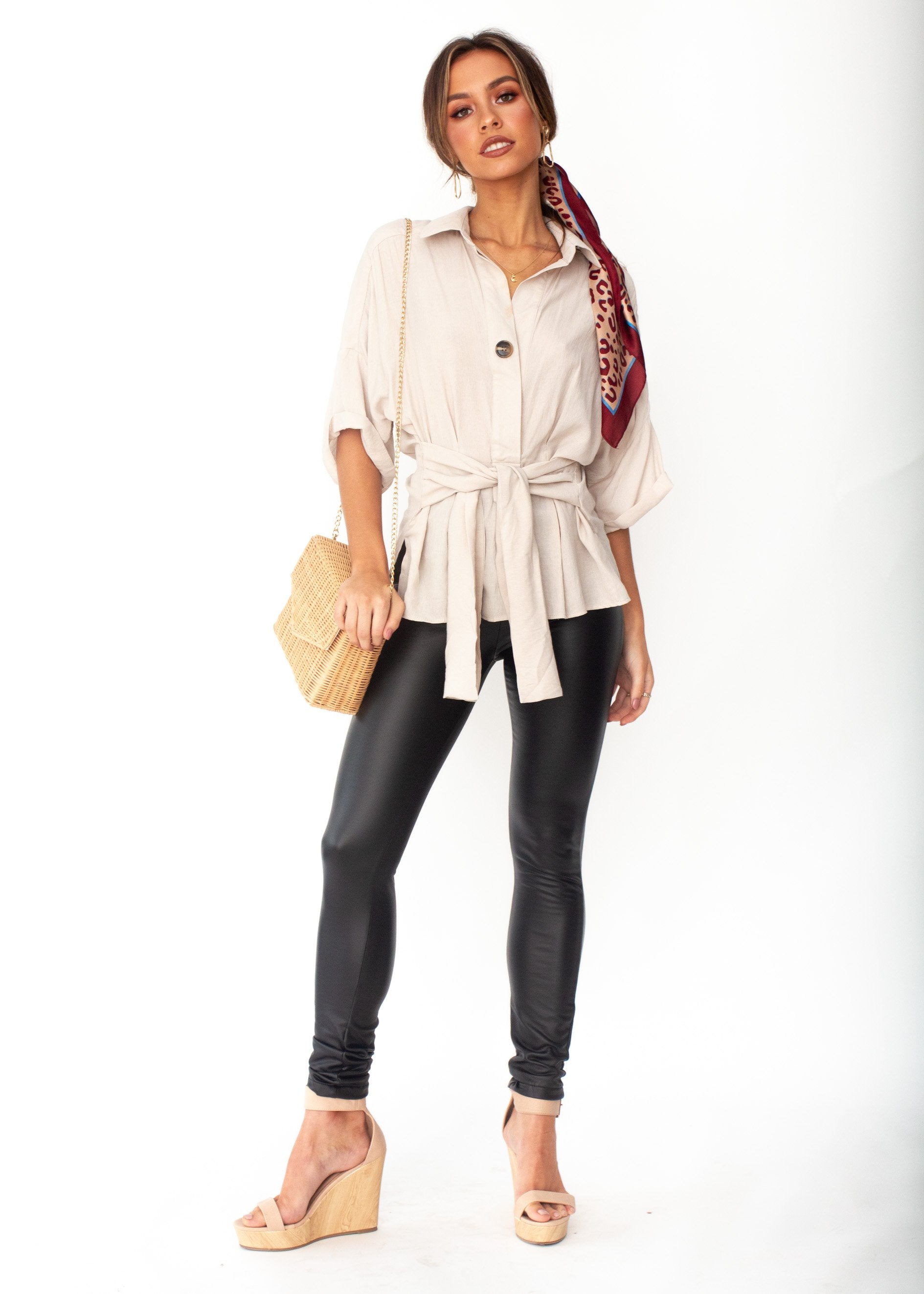 Colorado Blouse - Nude